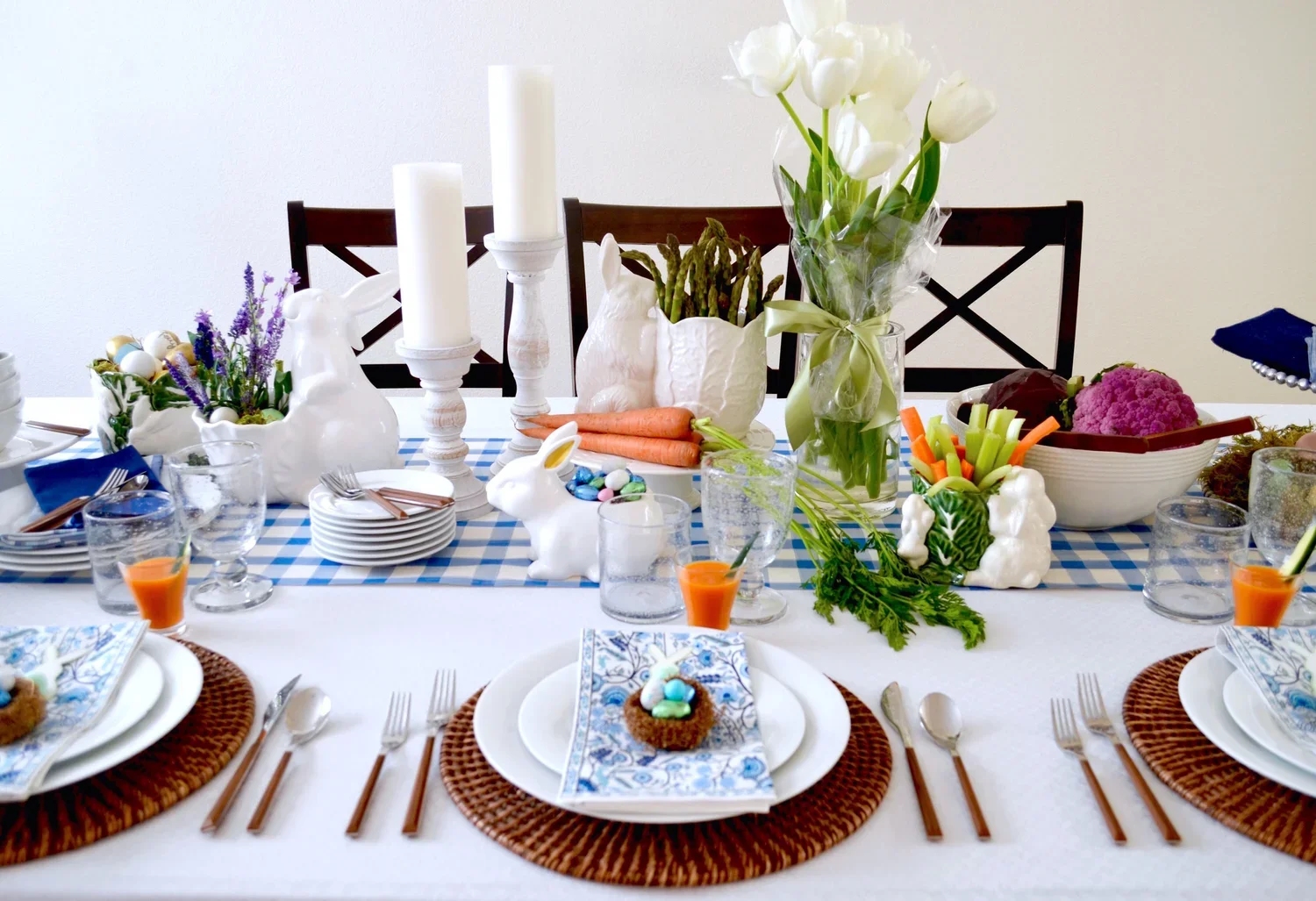 Setting The Table For Easter Brunch