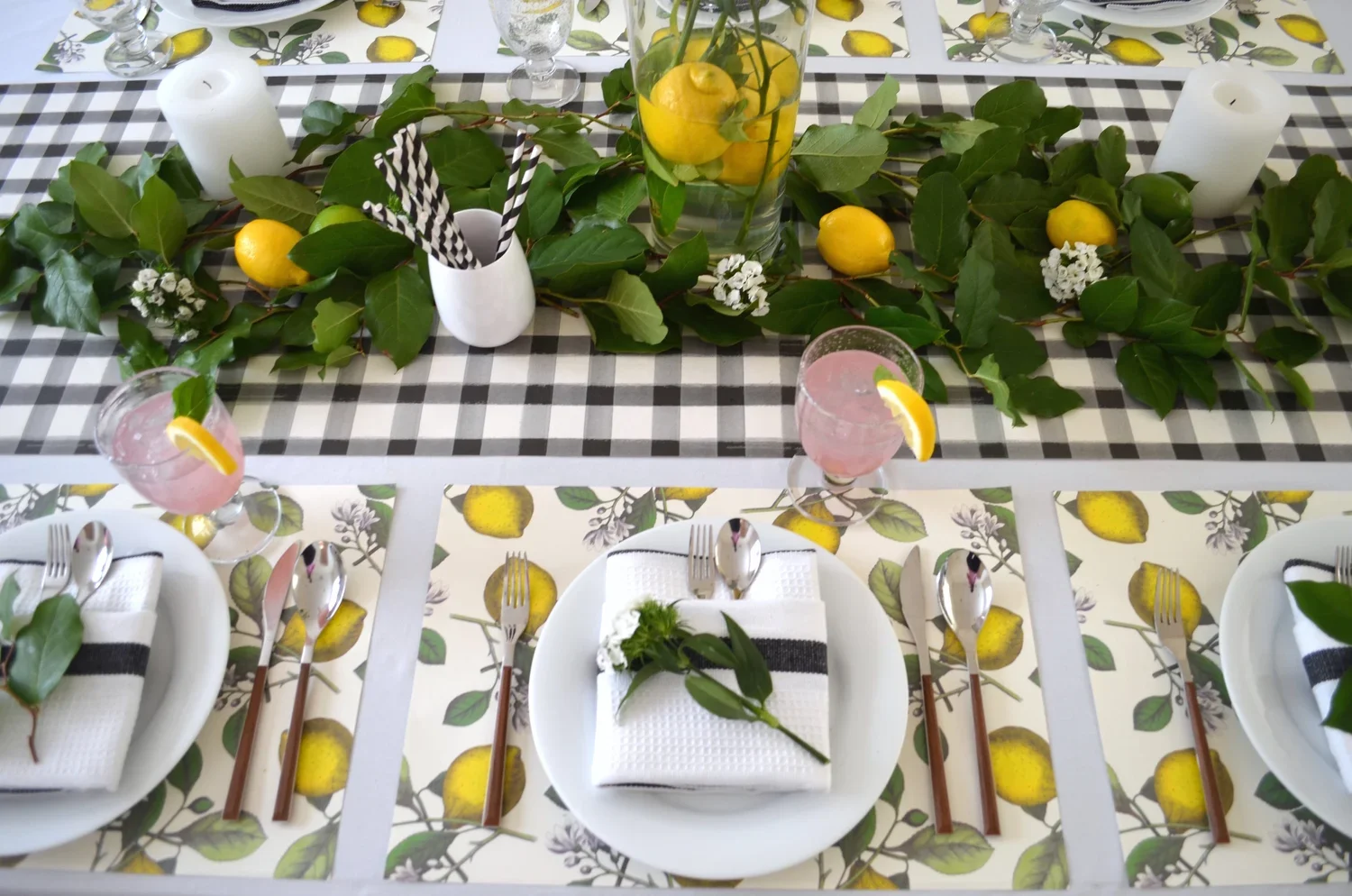 Fresh To Table: Set a Lemon Infused Tablesetting
