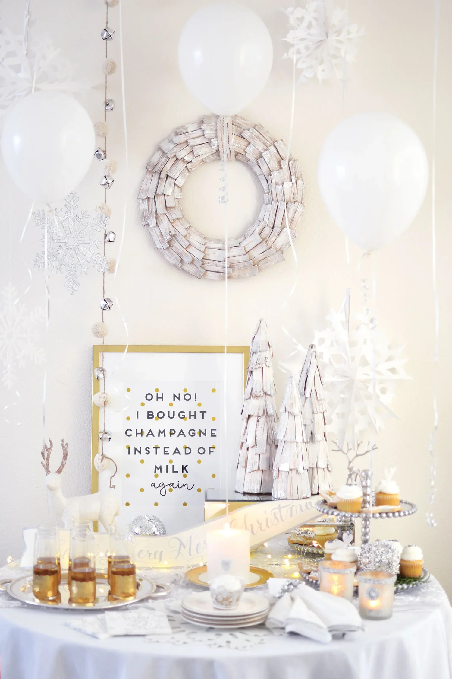 A Merry Little Christmas Cocktail Party For The Girls