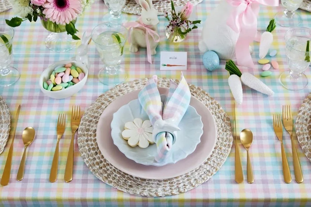 Pastel Gingham Days with Solino Home