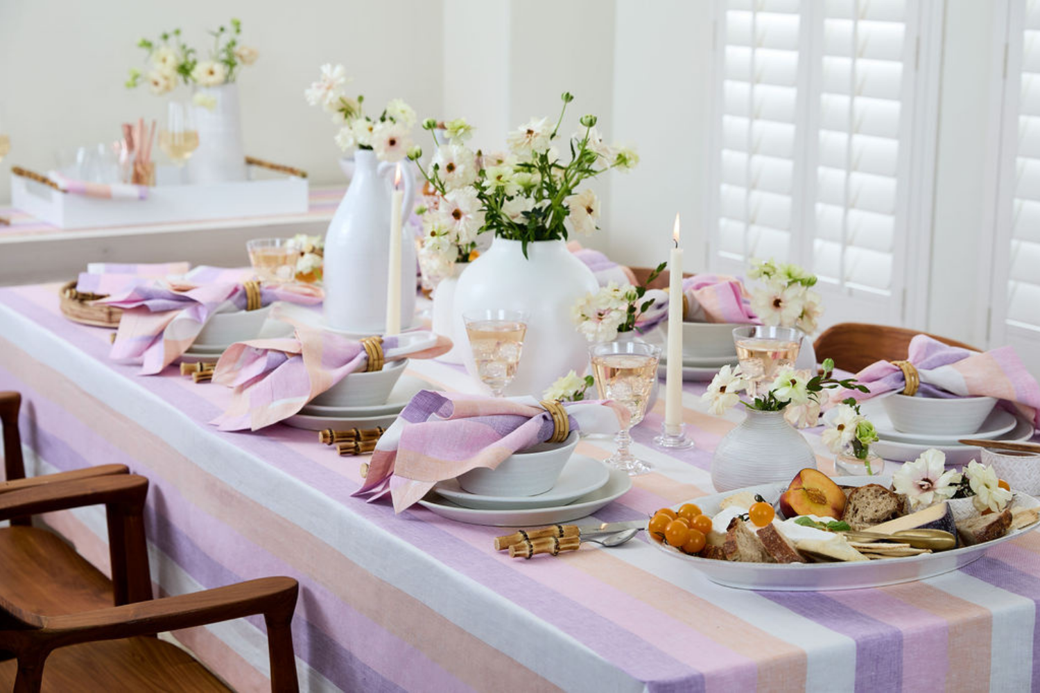 Where Light Lands with Solino Home Soft Tablescape Styling Ideas