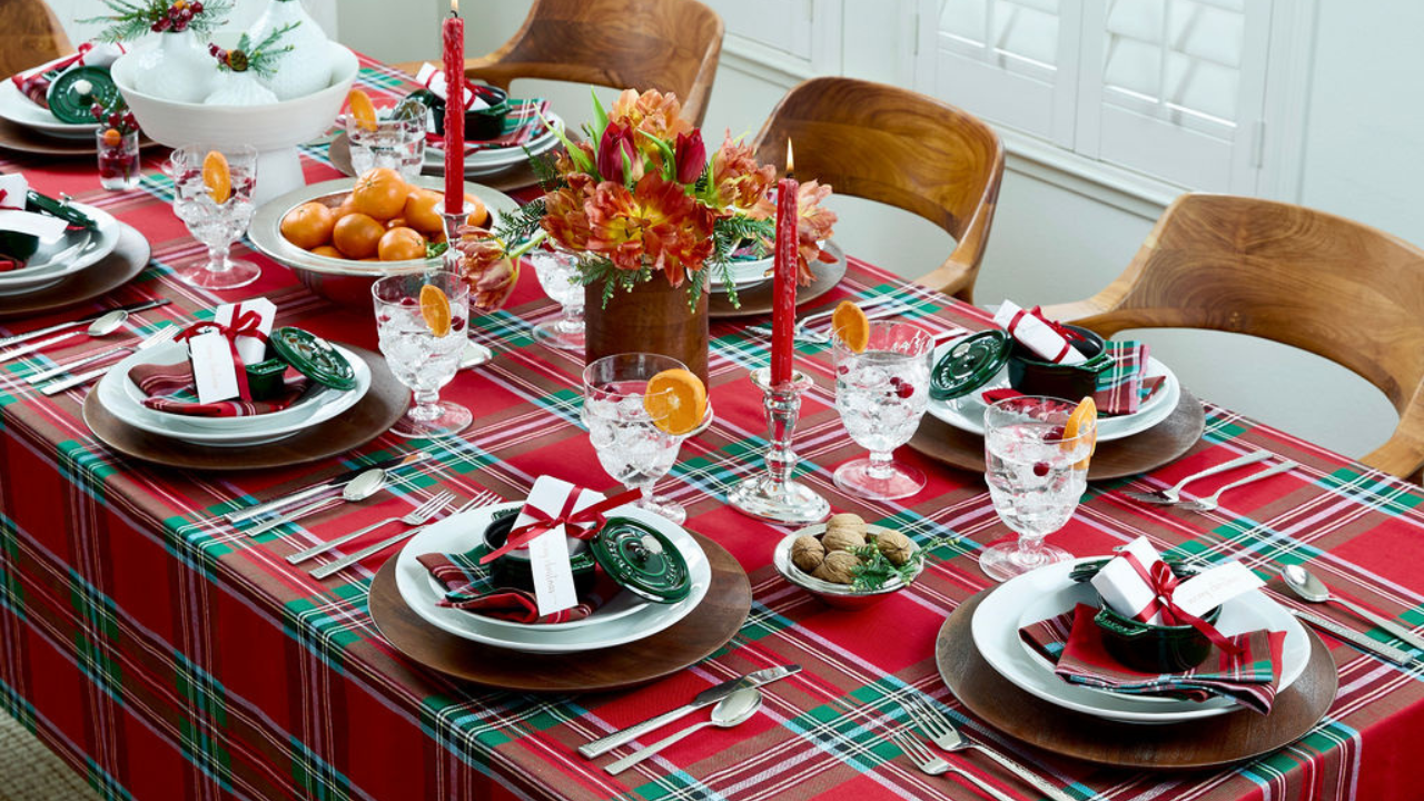 A Brighter Take on Holiday Plaid