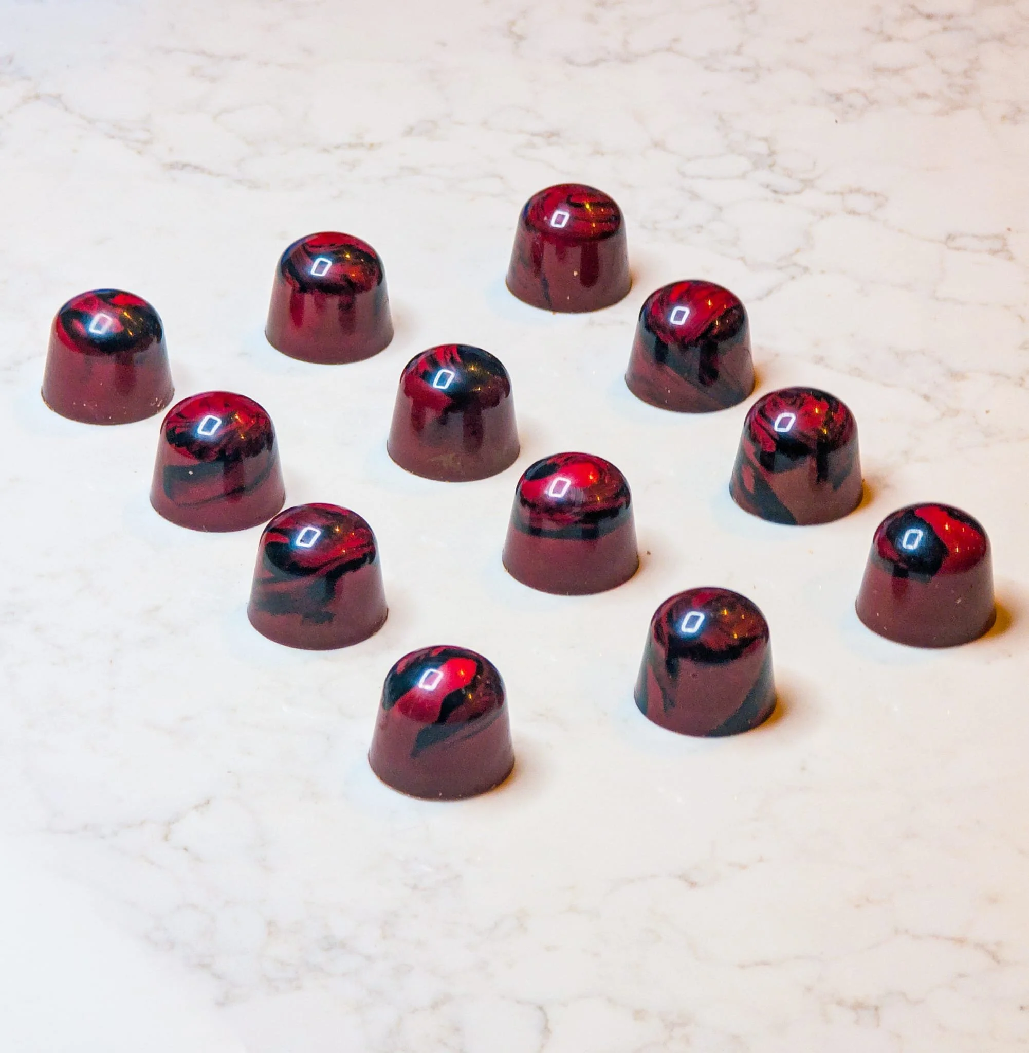 Domed Winter Berry Spice Chocolate