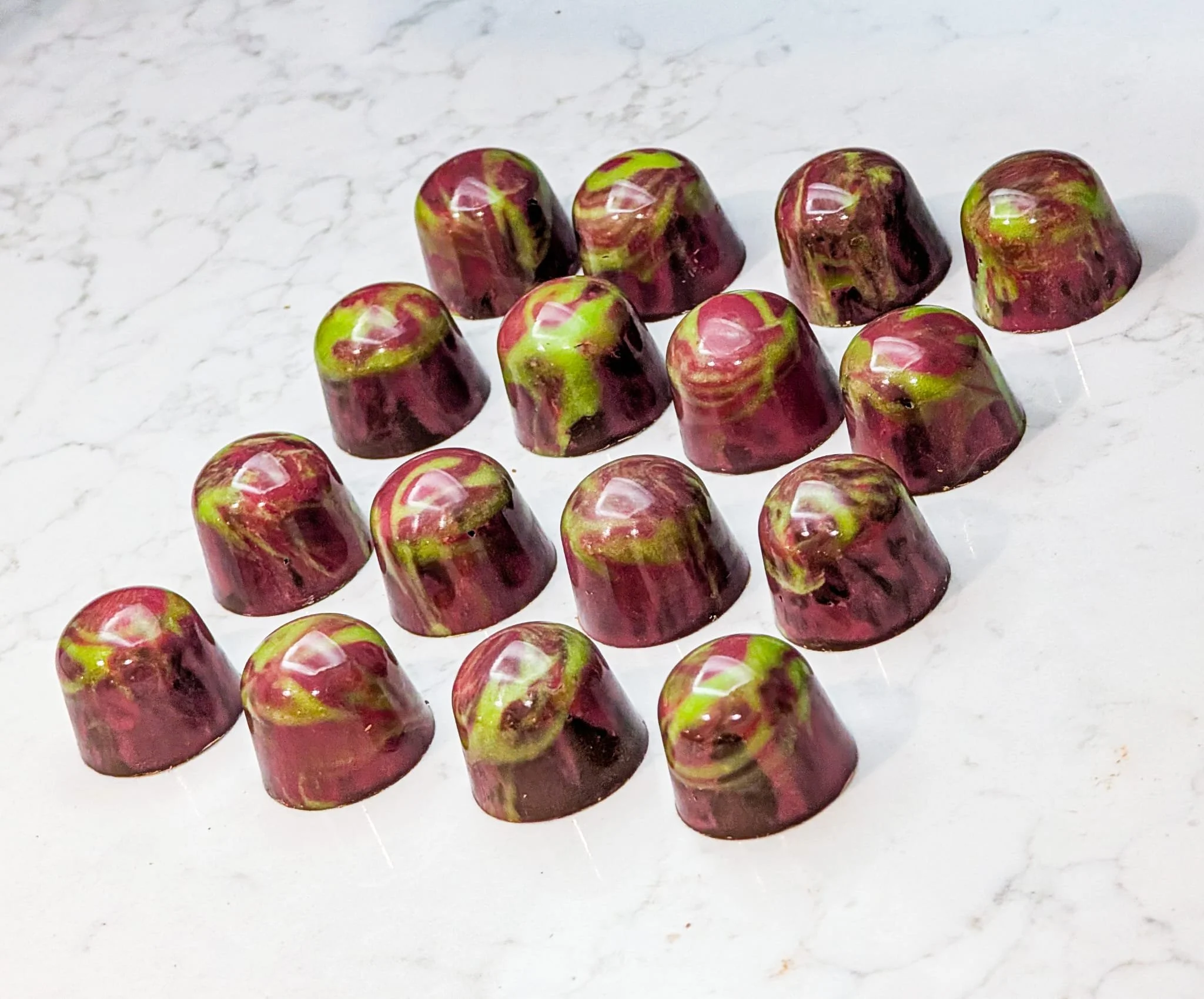 Domed Winter Berry Spice Chocolate