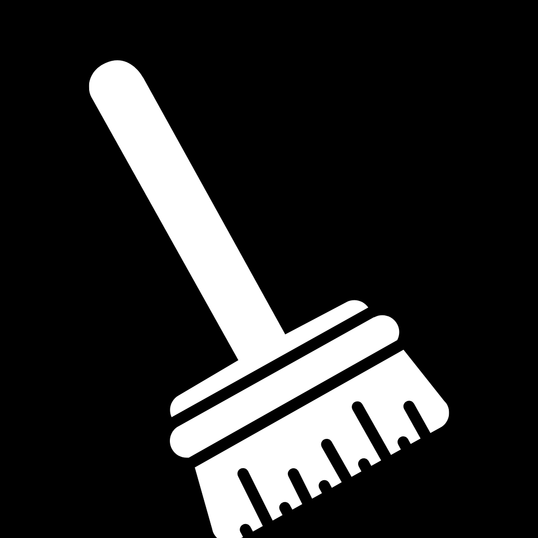 Icon of sweeping brush
