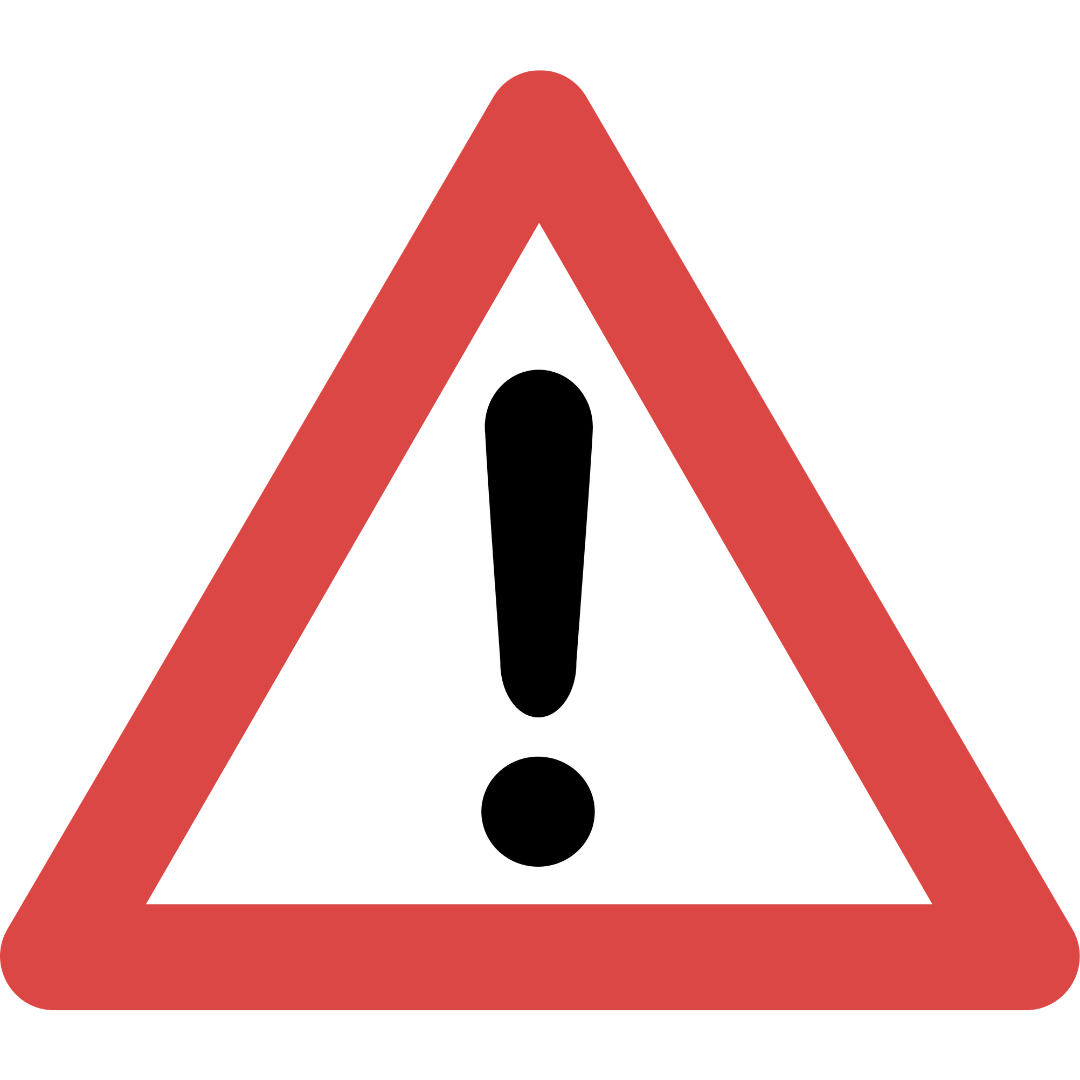Warning sign - 404 error image