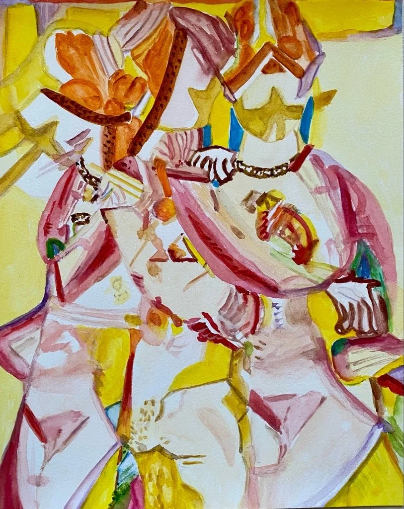 Cristiane Monteiro / Friends- 25x20 cm - Watercolor