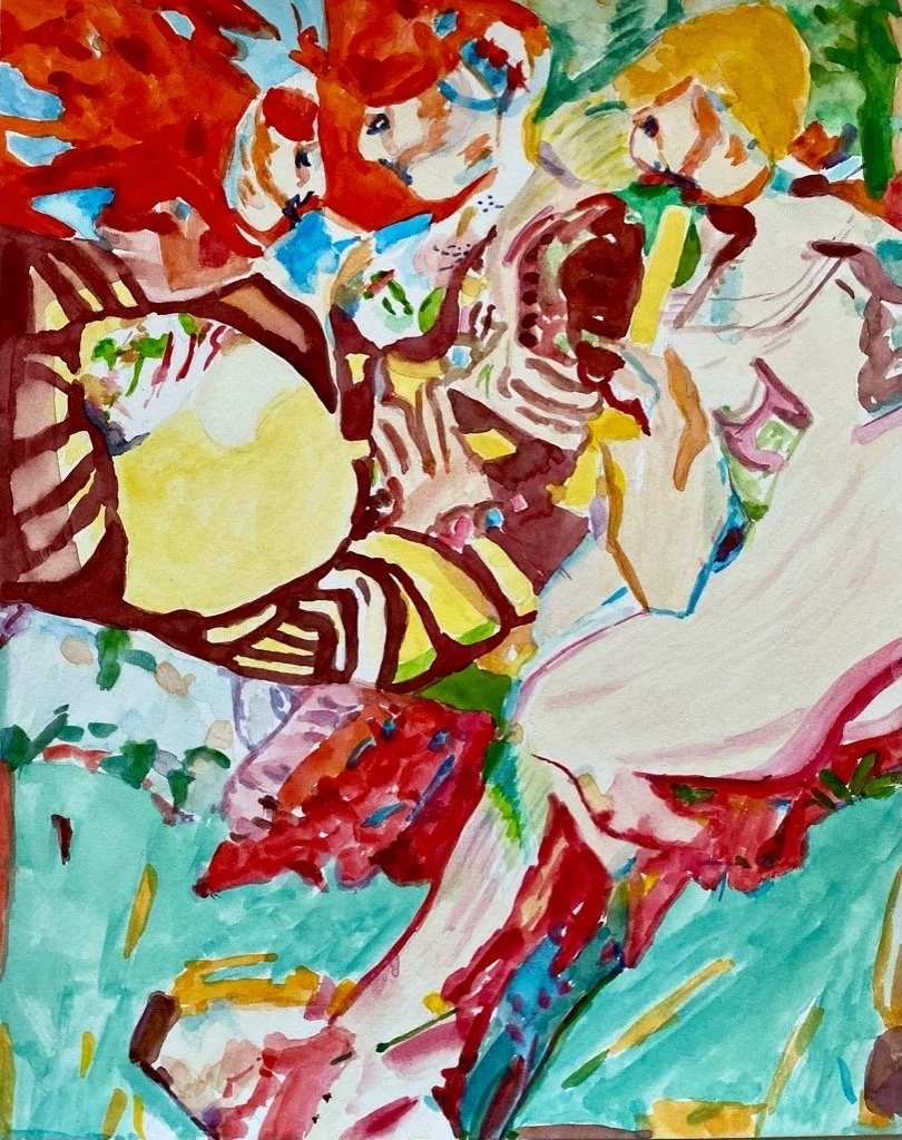 Cristiane Monteiro / State of Mind - 25x20 cm - Watercolor