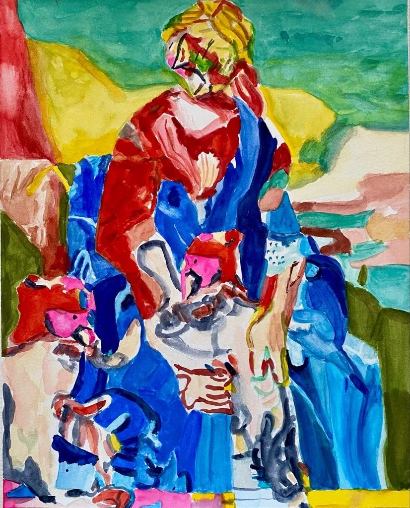 Cristiane Monteiro / Future Sacrifice - 25x20 cm - Watercolor