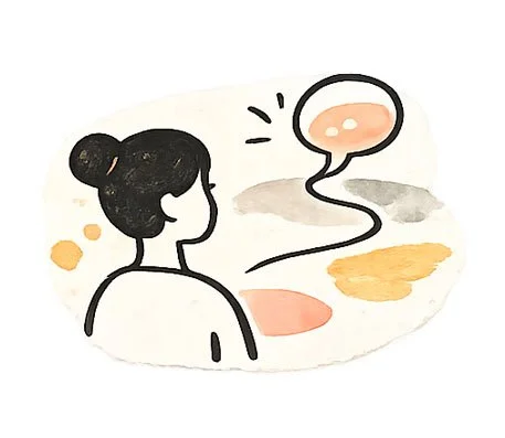 Illustration für Veränderung und Kommunikation im Coaching