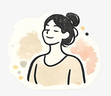 Illustration einer neurodivergenten Frau für Coaching und Kommunikation