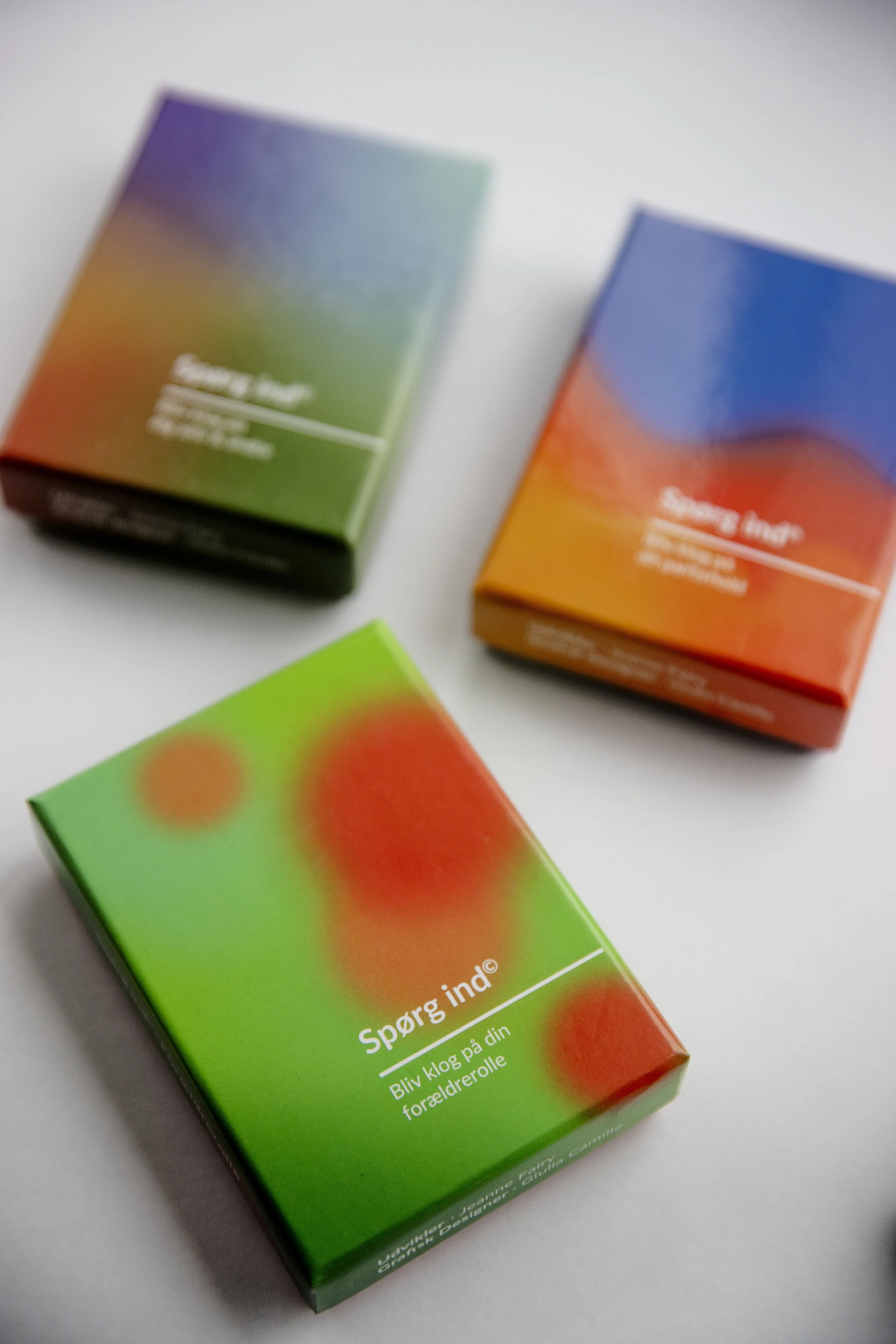 3 pakker samtalekort