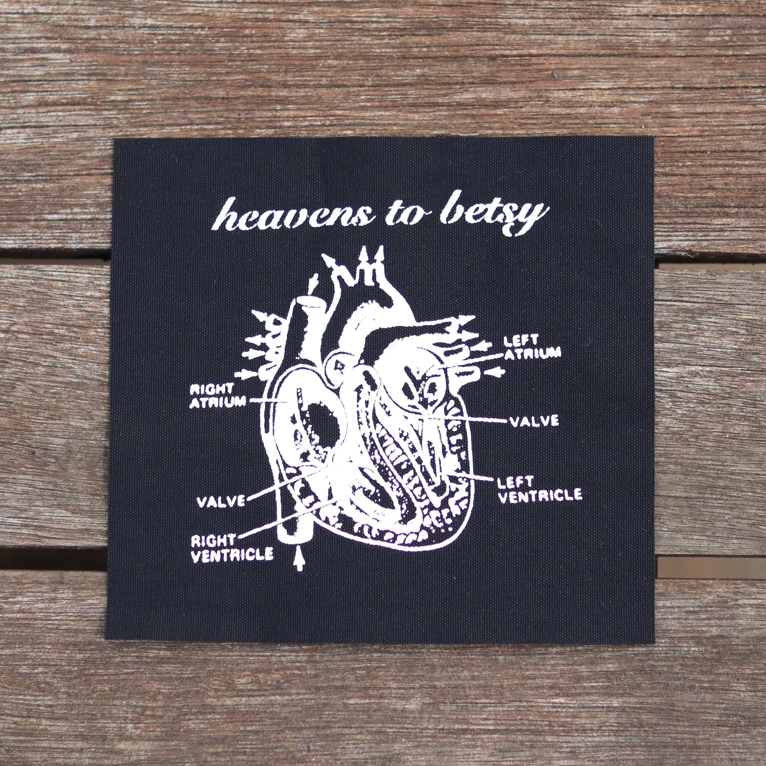 Heavens to Betsy canvas patch