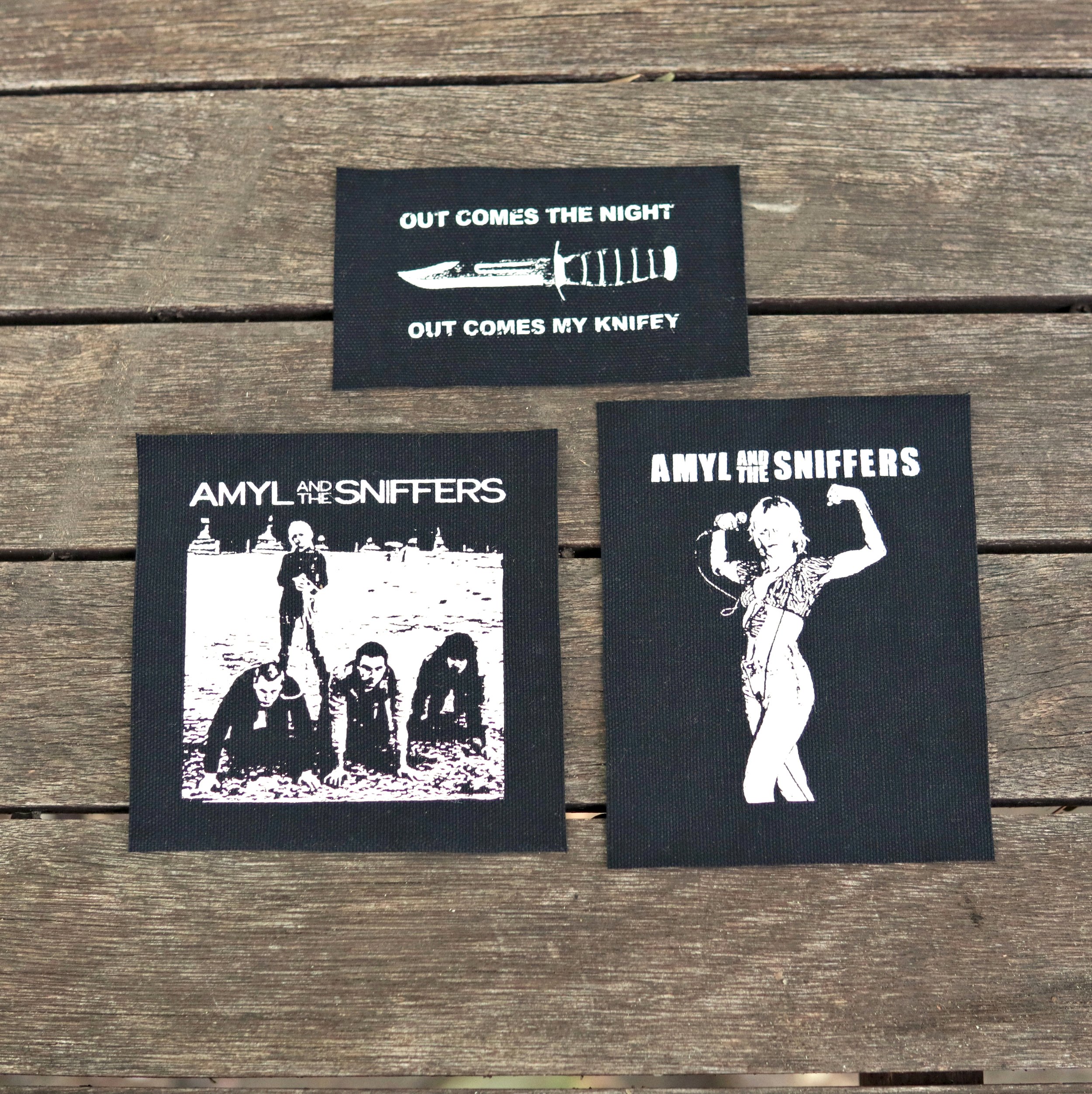 Amyl and the Sniffers patches