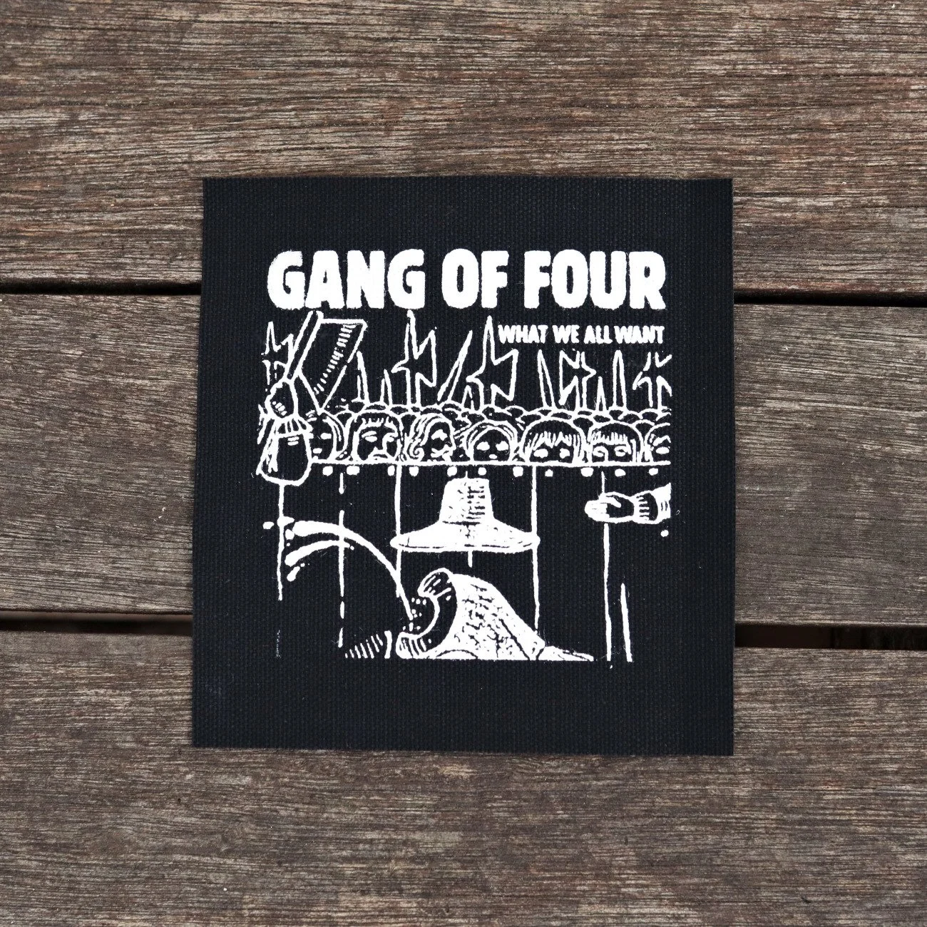 Gang of Four canvas patch