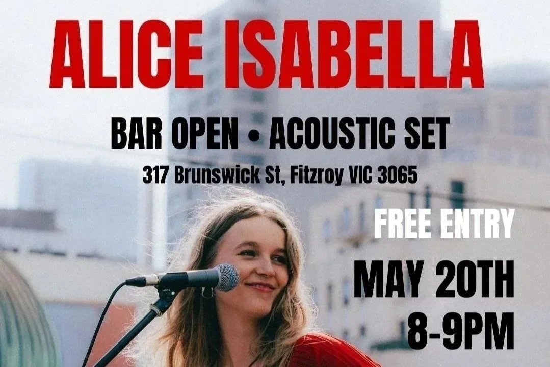 Alice Isabella: free acoustic set at Bar Open