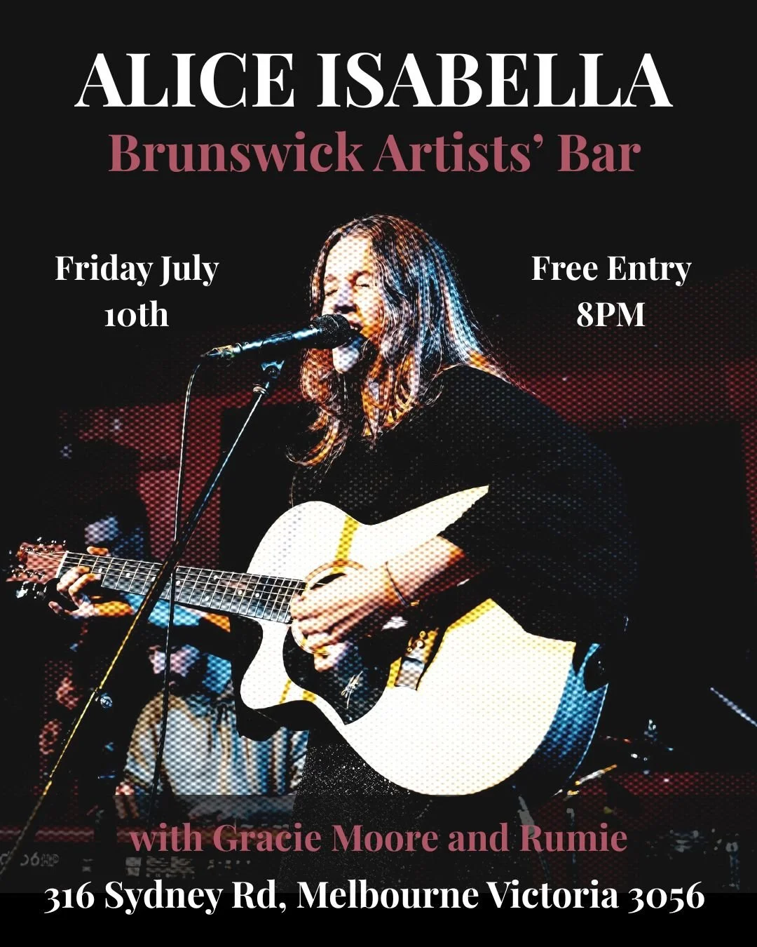 ALICE ISABELLA ACOUSTIC HEADLINE SHOW WITH GRACIE MOORE & RUMIE