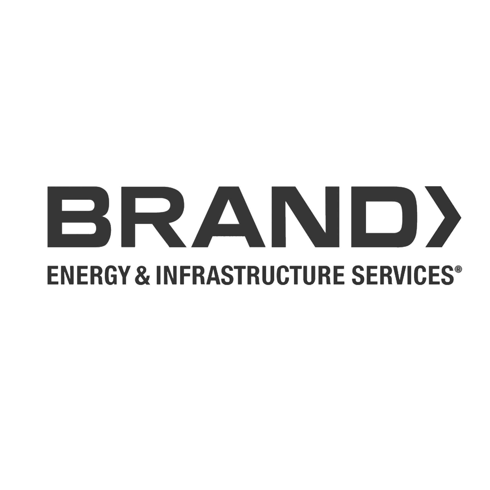 Brandy Energy & Infrastructure Services logo in black and gray text on a black background.