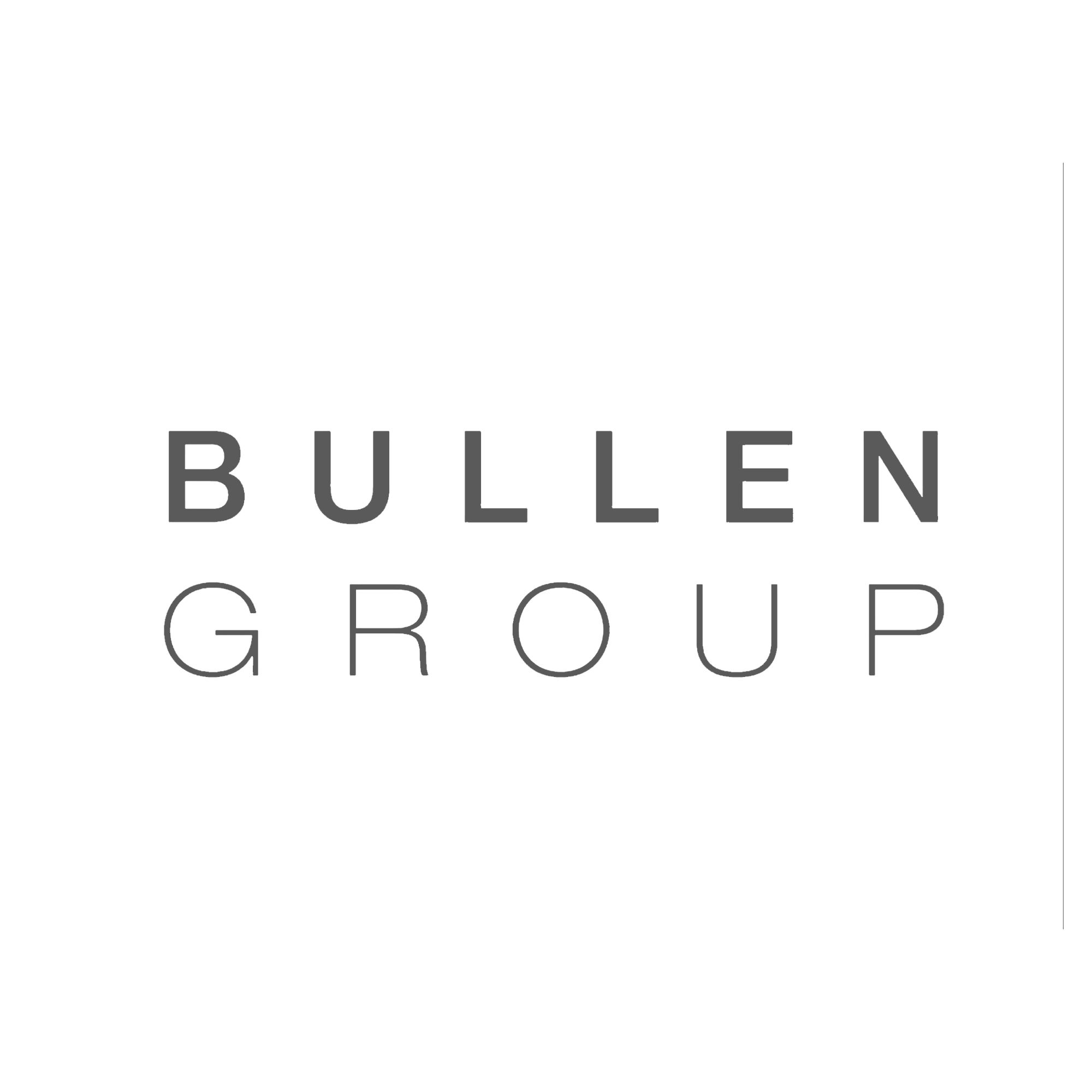 Black background with the words "BULLEN GROUP" in gray, modern font centered in the image.
