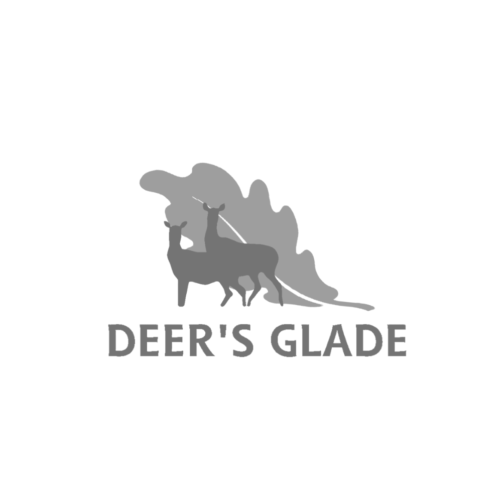 Deer's Glade logo B&W.png
