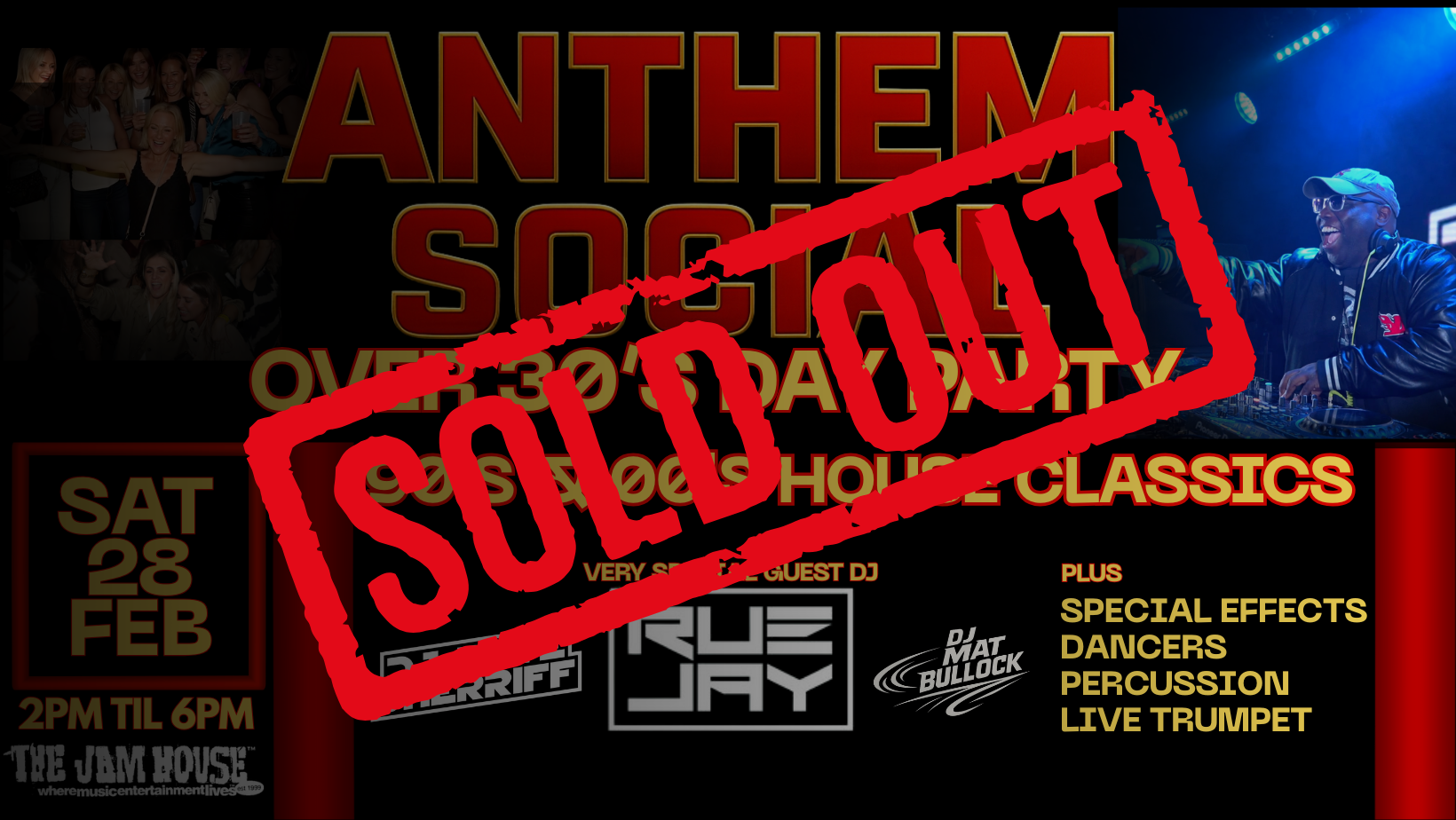 Anthem Social - Over 30’s Day Party