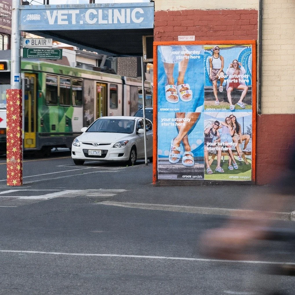 Big casual weekend vibes from the Crocs Saturday Collection. All the comfort of Crocs wrapped up in a chill summery silhouette.

#crocs #streetposter #melbournesummer #brunswick #shoutoutloud