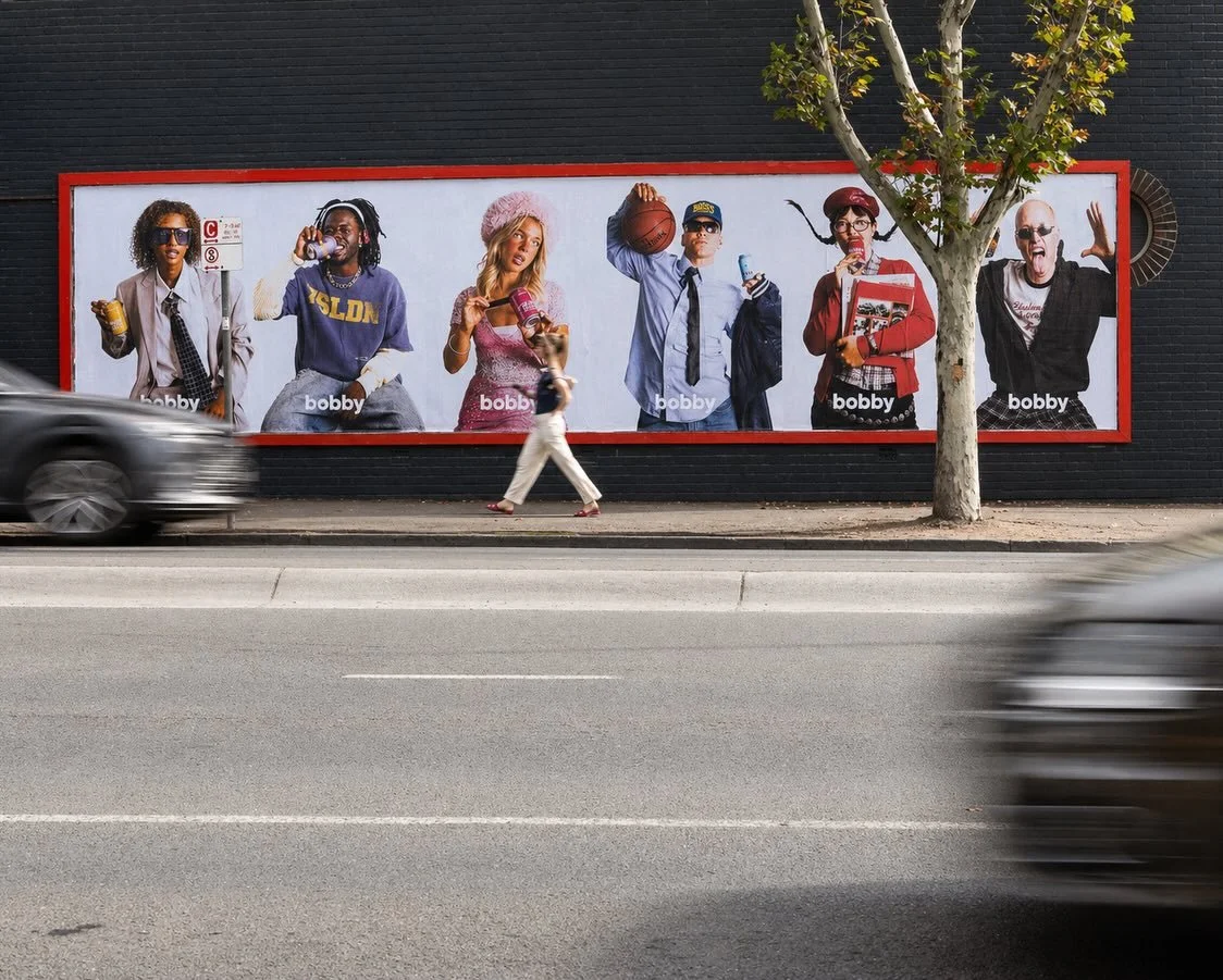 The class of bobby is here - who&rsquo;s got your vote? #drinkbobby #streetposters #oohadvertising #shoutoutloud