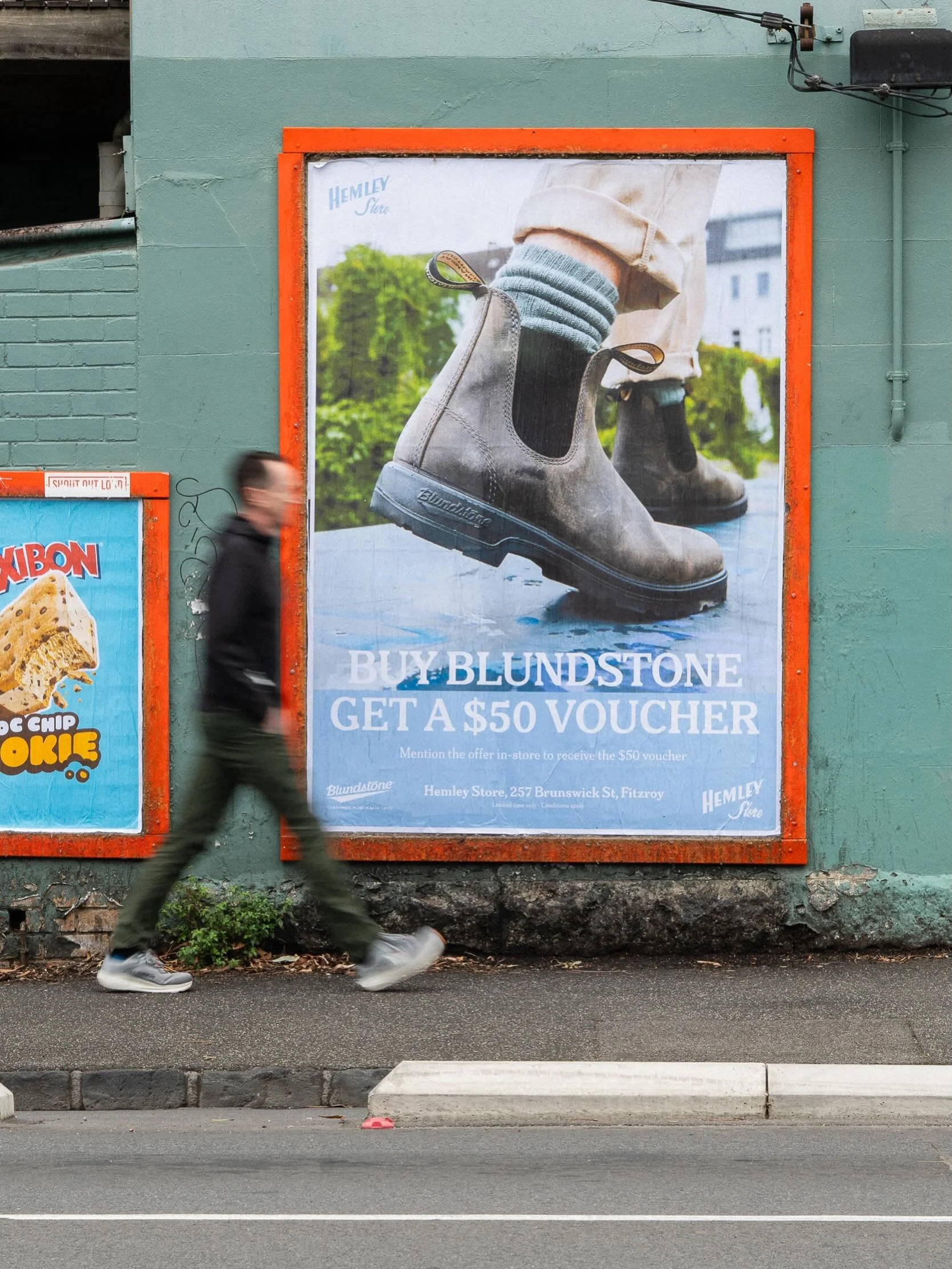 Need some hard wearing boots to handle the rapidly approaching winter weather? @hemleystore and @blundstoneau have you covered, and with a bonus $50 voucher to boot! #blundstone #hemleystore #oohadvertising #streetposter #shoutoutloud