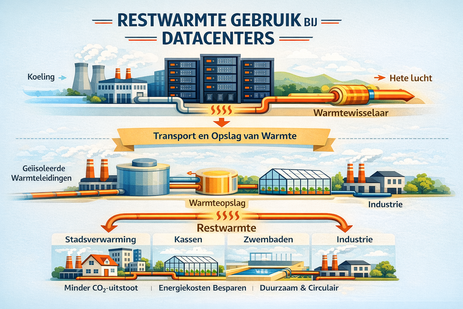 Cegeka’s ondergrondse datacenter (en verdere optimalisatie met restwarmte)
