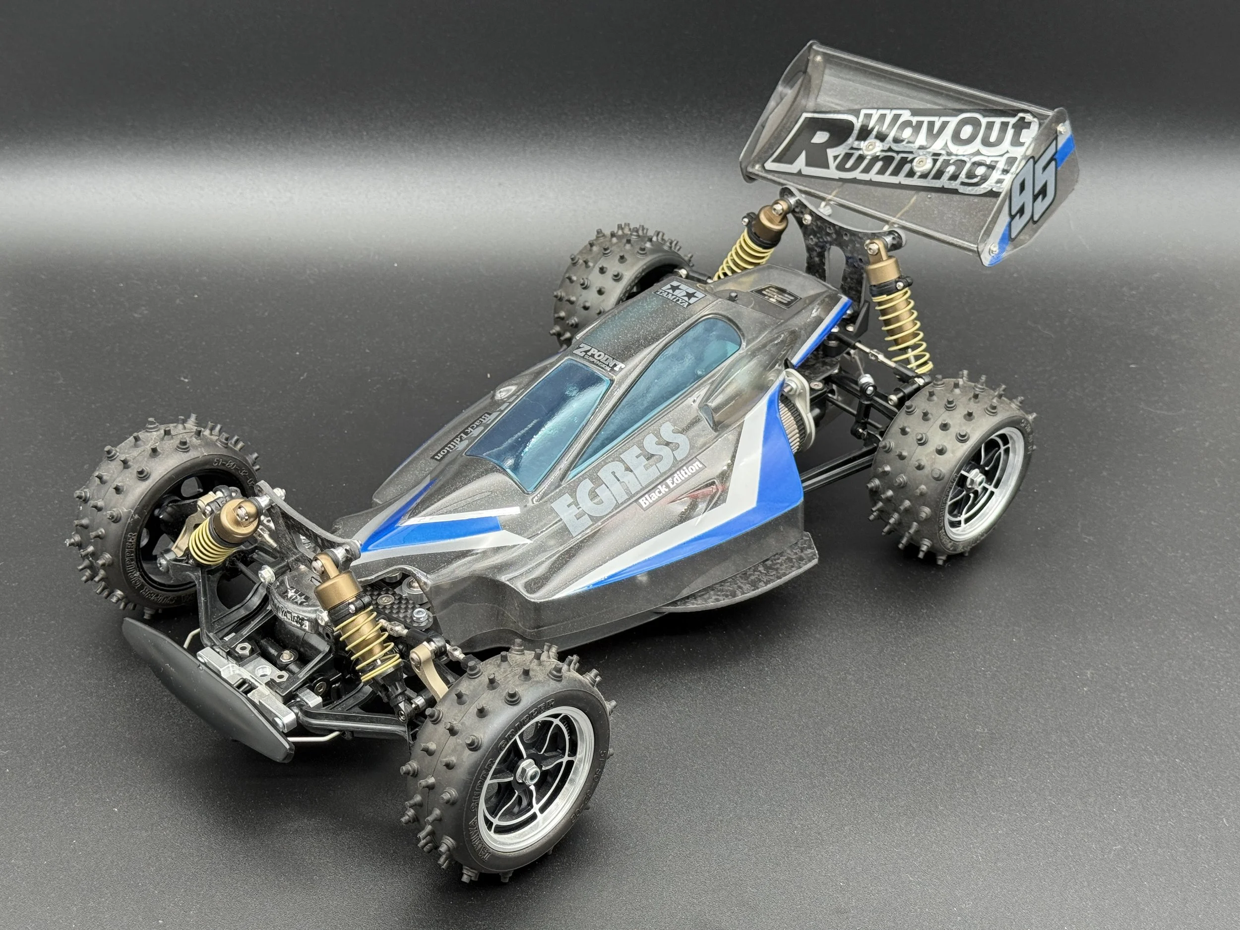 2022 TAMIYA EGRESS BLACK "CARBON FORGE"