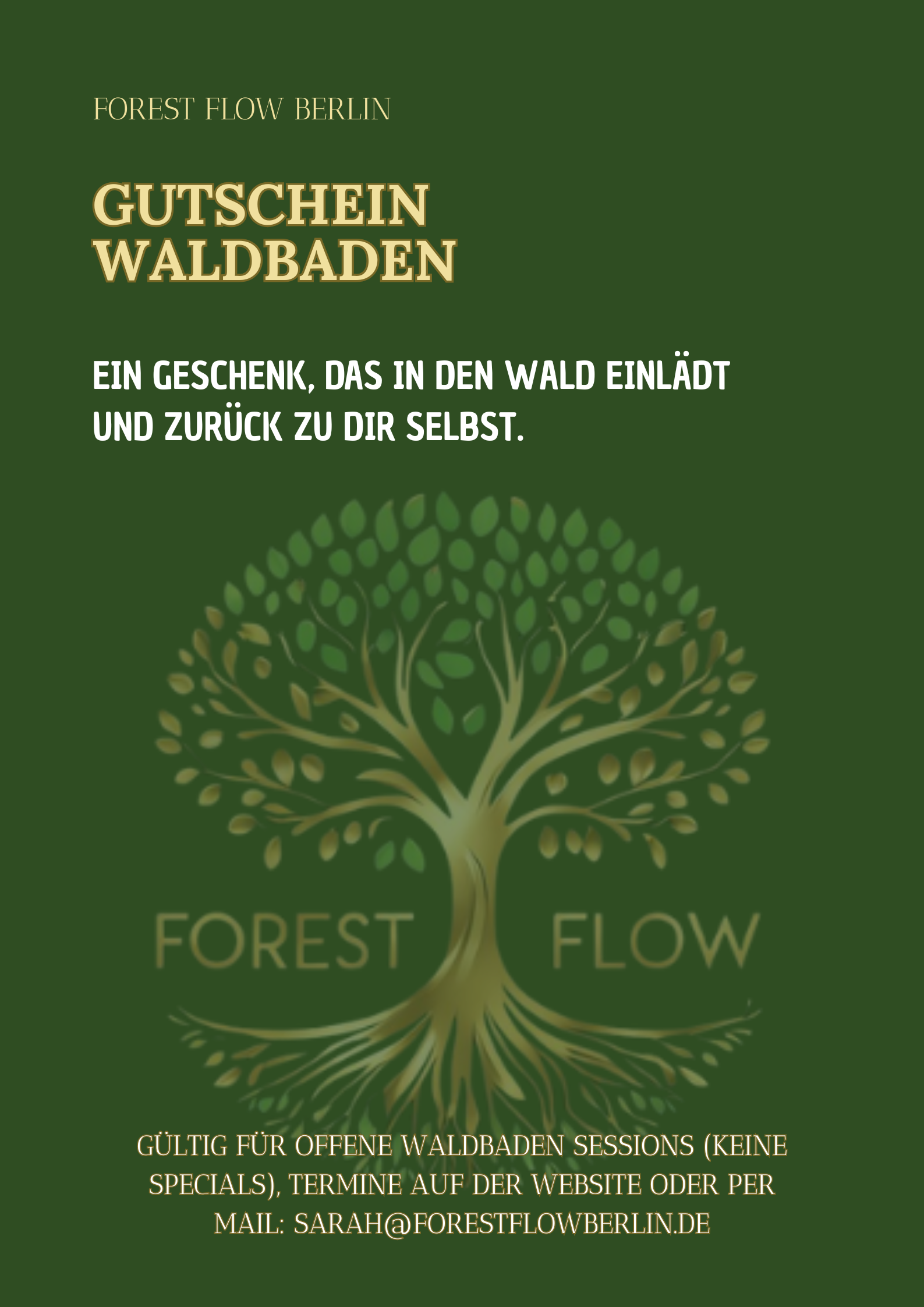 Gutschein: Eine Session im Wald