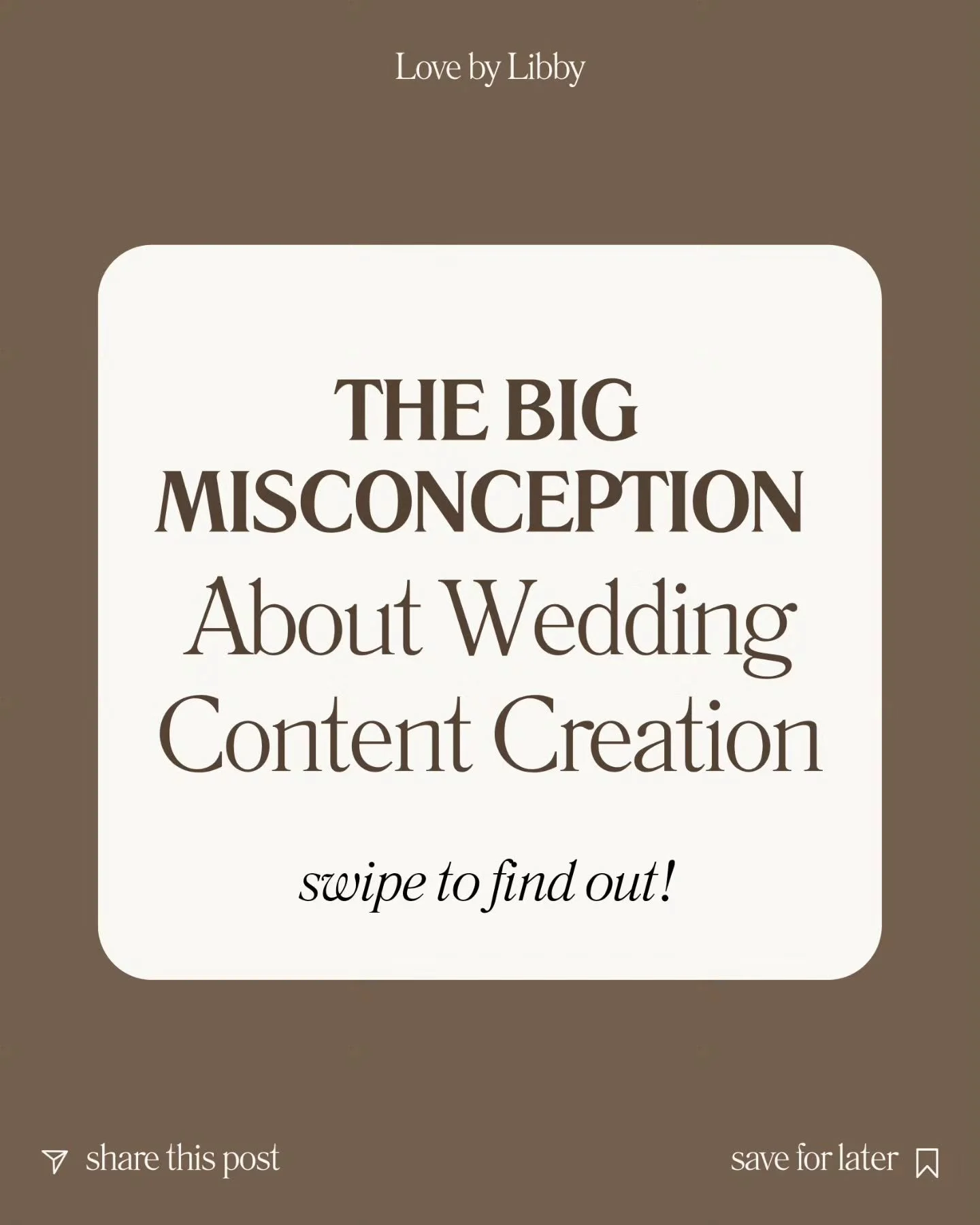 Your wedding day goes by incredibly fast, and no matter how present you try to be, there are so many moments you'll never get to see. 

Wedding content creation fills in those gaps, capturing the laughter, reactions, happy tears, and behind-the-scene
