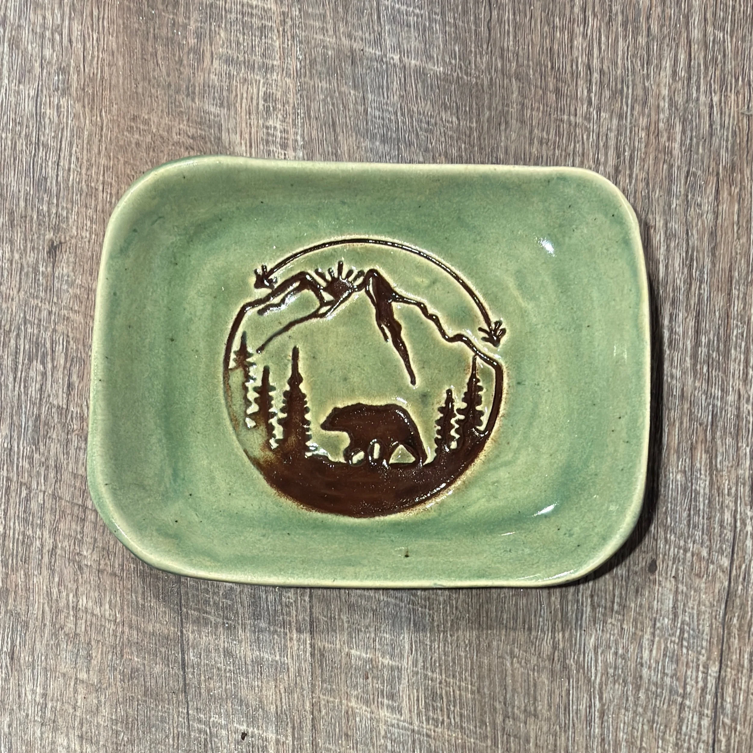 Bear & Mountain Trinket Tray