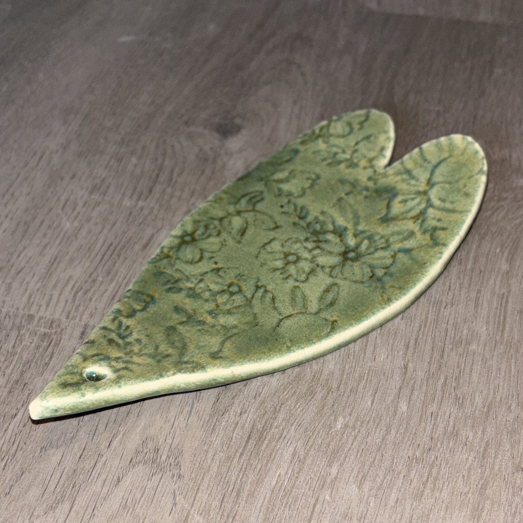 Green Flowers Stick Incense Holder