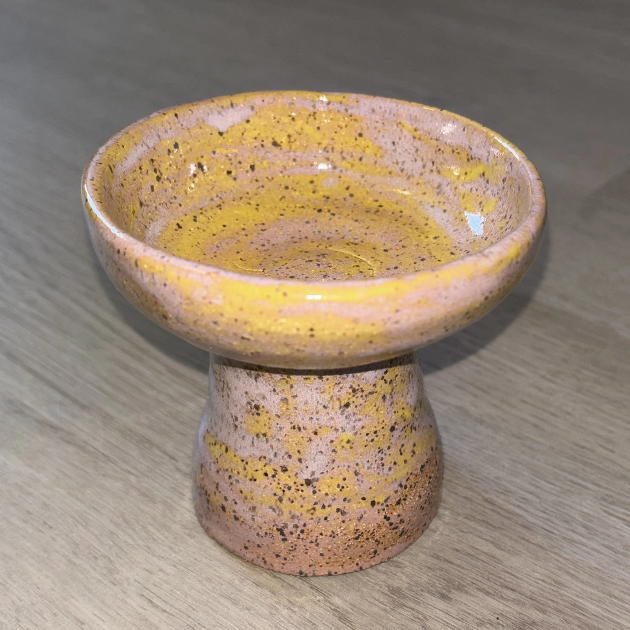 Lilac Raised Cat Food Bowl