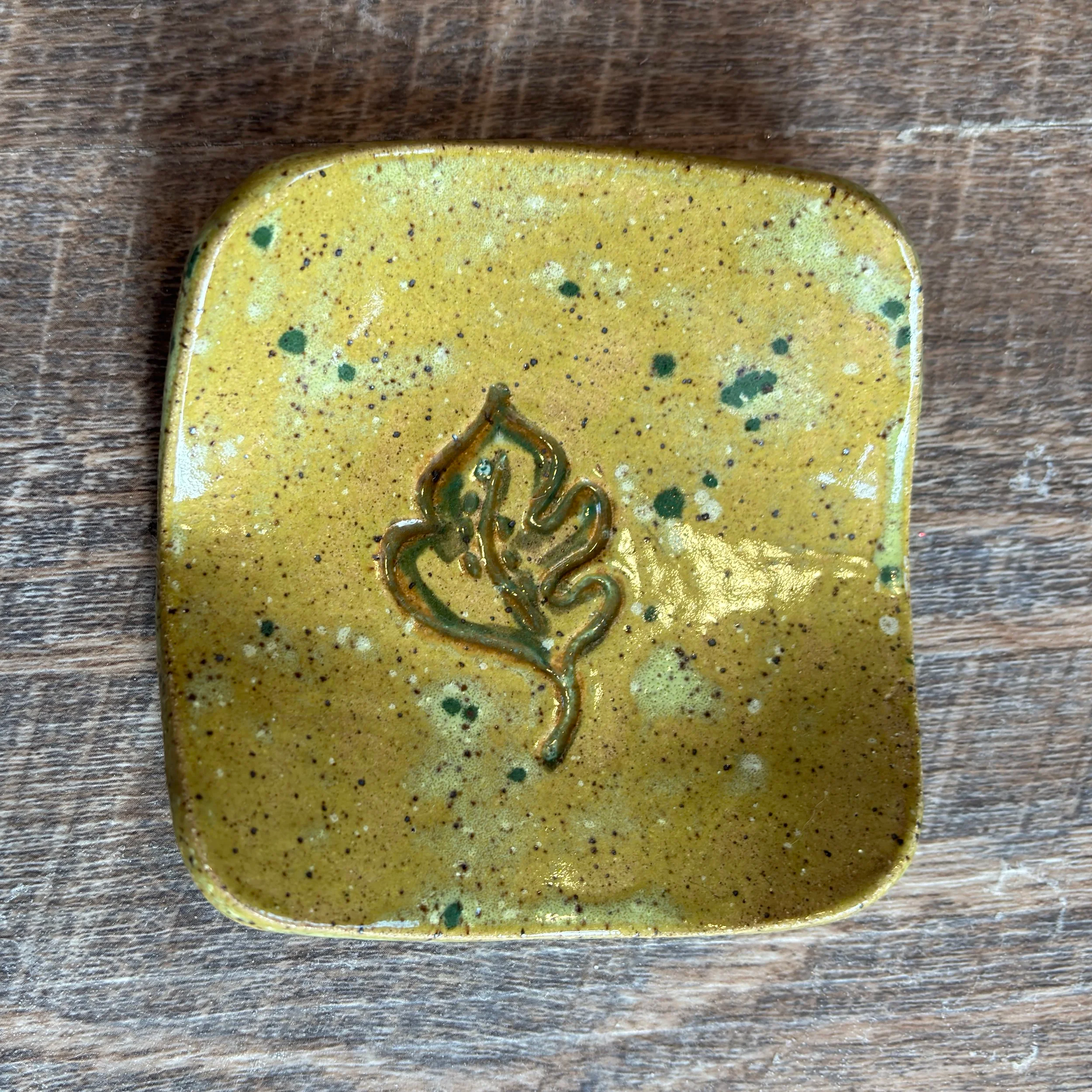 Leaf Trinket Tray (Squared)