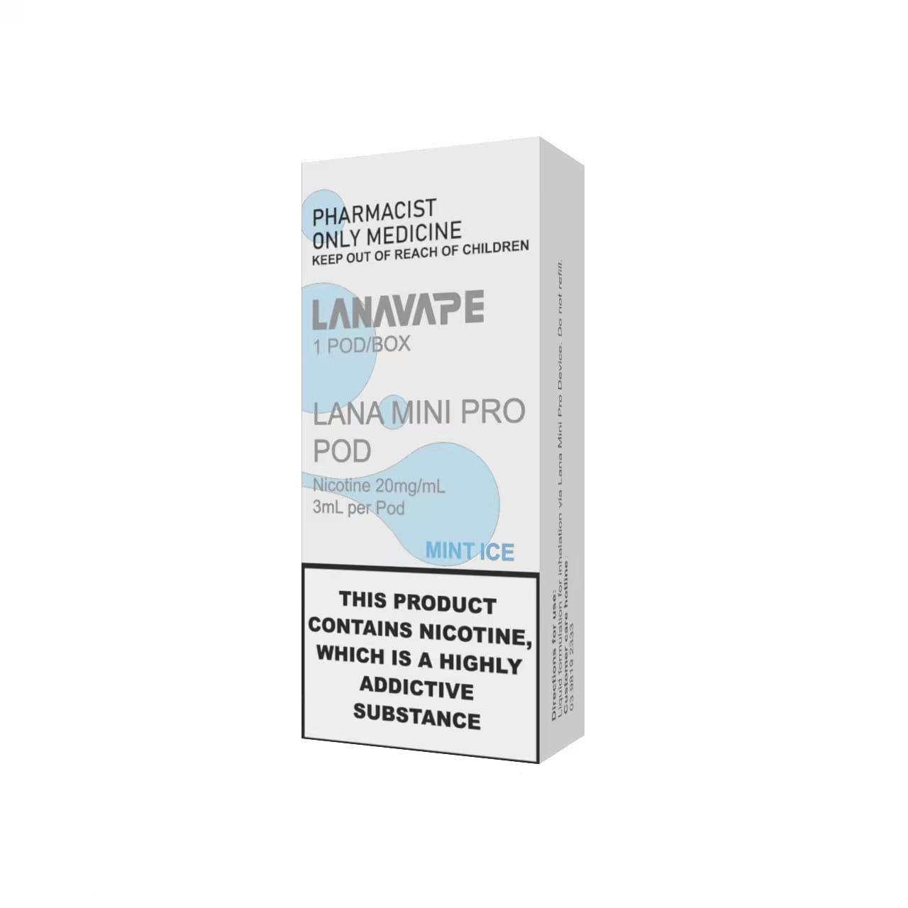 Lanavape Mini Pro Pod-Mint Ice 20mg/ml 3ml single pod