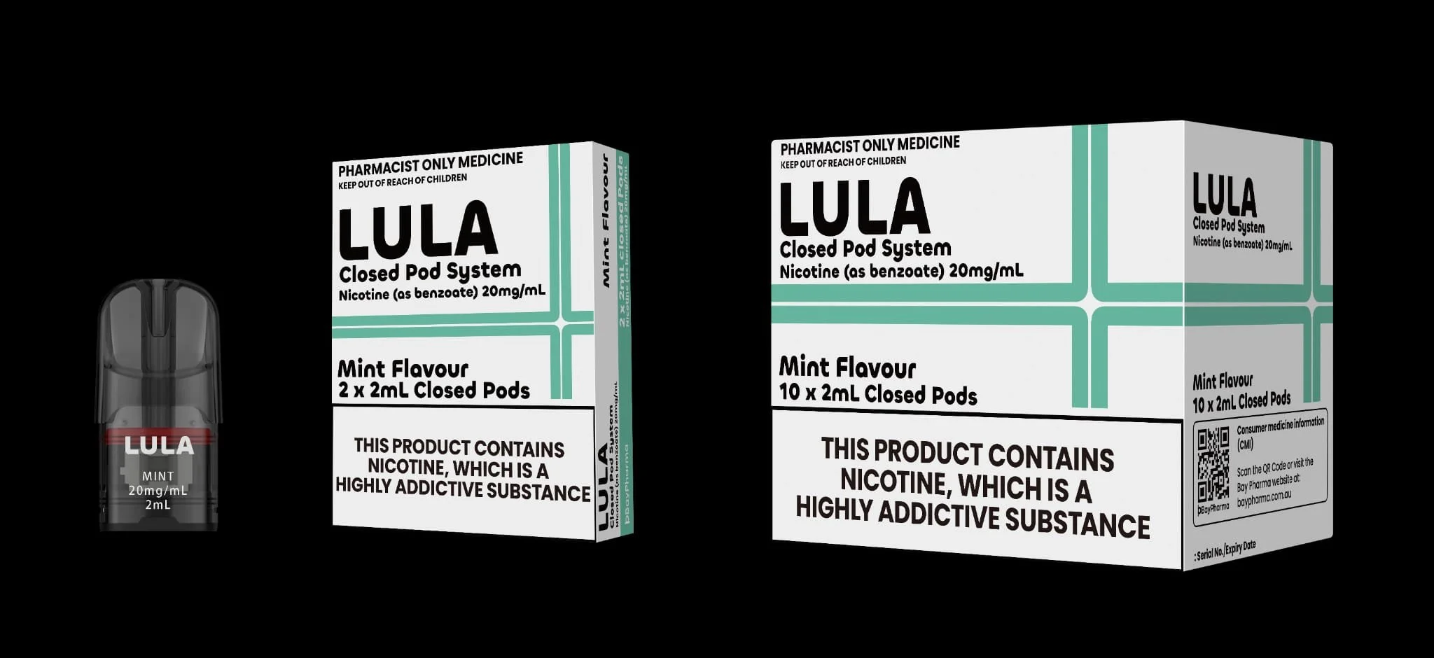 Lula Pre-filled Pods 20mg Mint