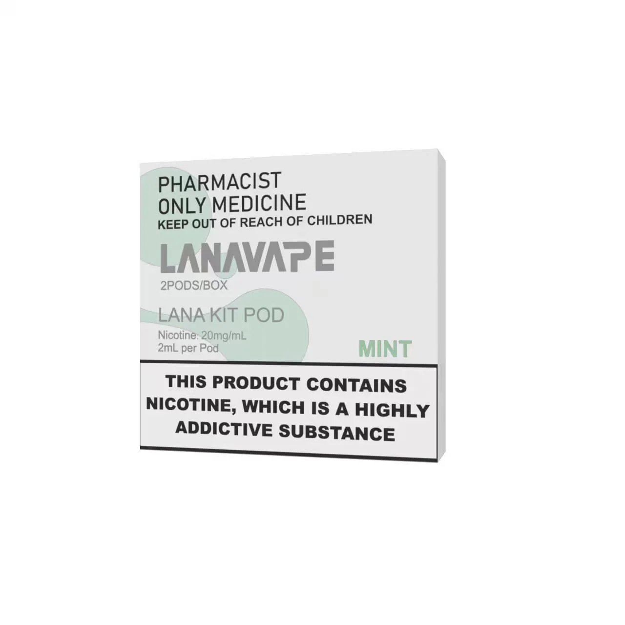 Lanavape pods-mint 20mg/ml 2ml x 2 Pods