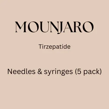 Mounjaro needles & syringes (5 pack)