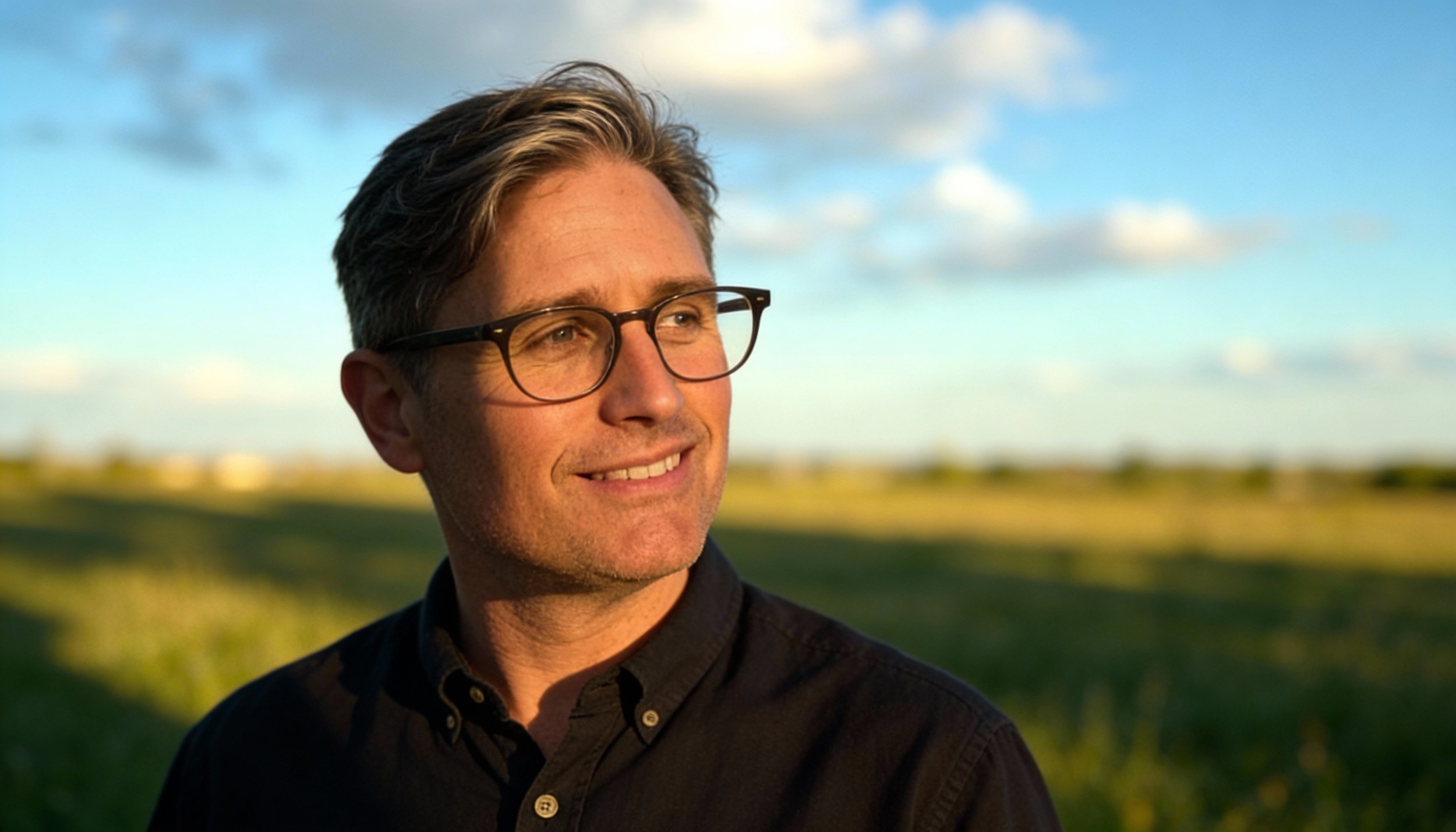 Ryan Waters on a sunny day conducting a coaching session for an Indian business owner