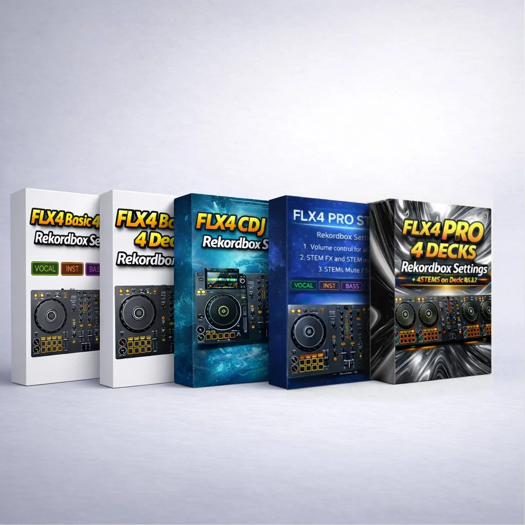 FLX4 BUNDLE - 5 x Rekordbox Settings