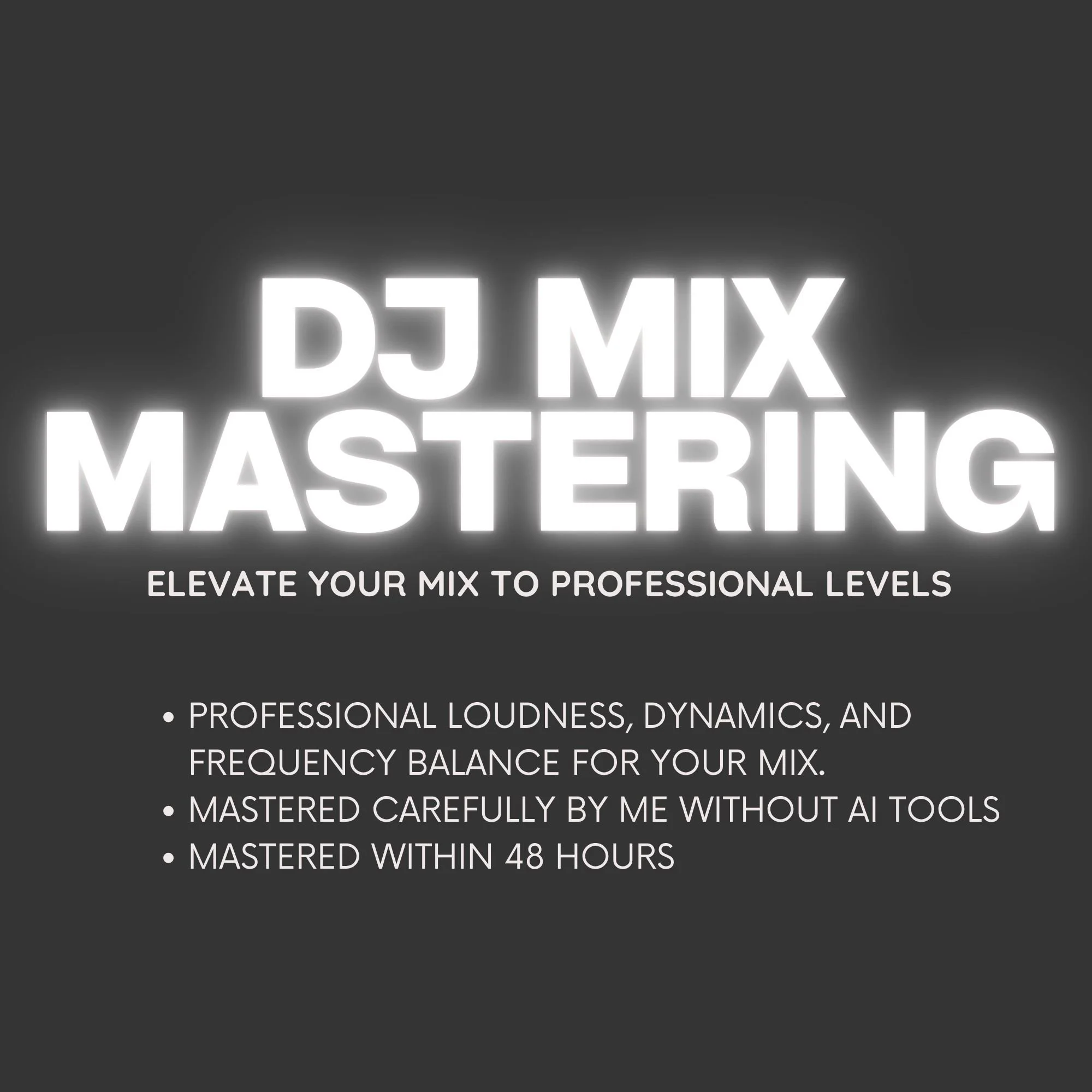 DJ Mix MASTERING - Get Your Mix to Professional Levels