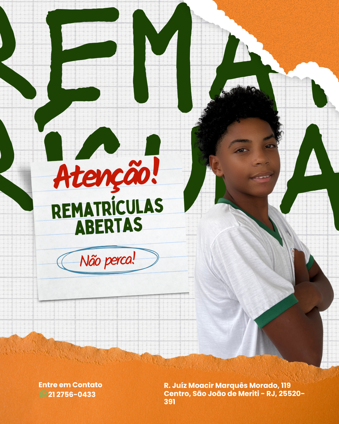 Rematrículas Abertas – Colégio Chosen