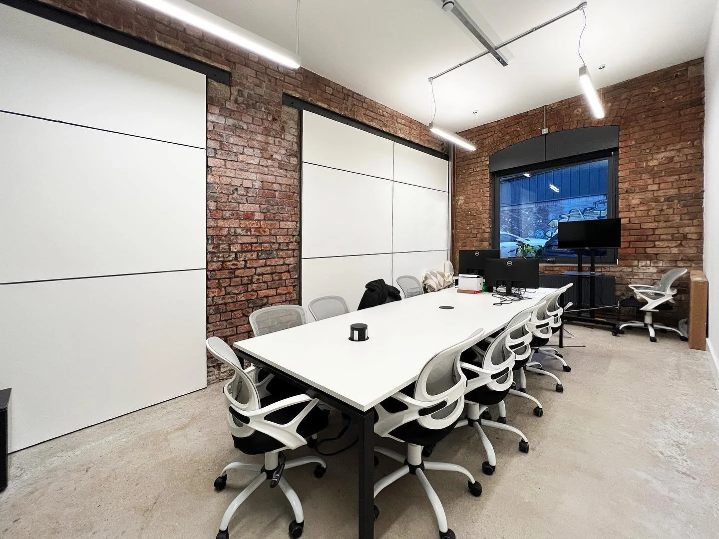 Baltic Triangle Office Space: Available Soon

A 250 sqft, 8-10 person studio office with high ceilings, concrete floors, brick walls with pinboard panels, 1Gb super fast fibre internet and suspended metal lighting. 

Join an established community of 