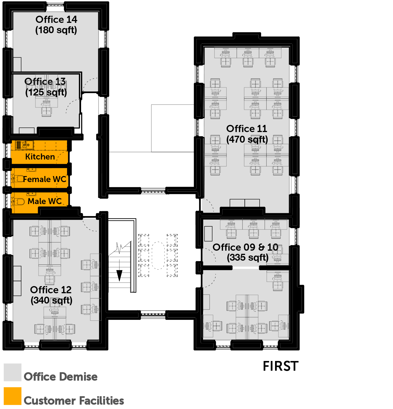 3 Clock Tower Park, first floor