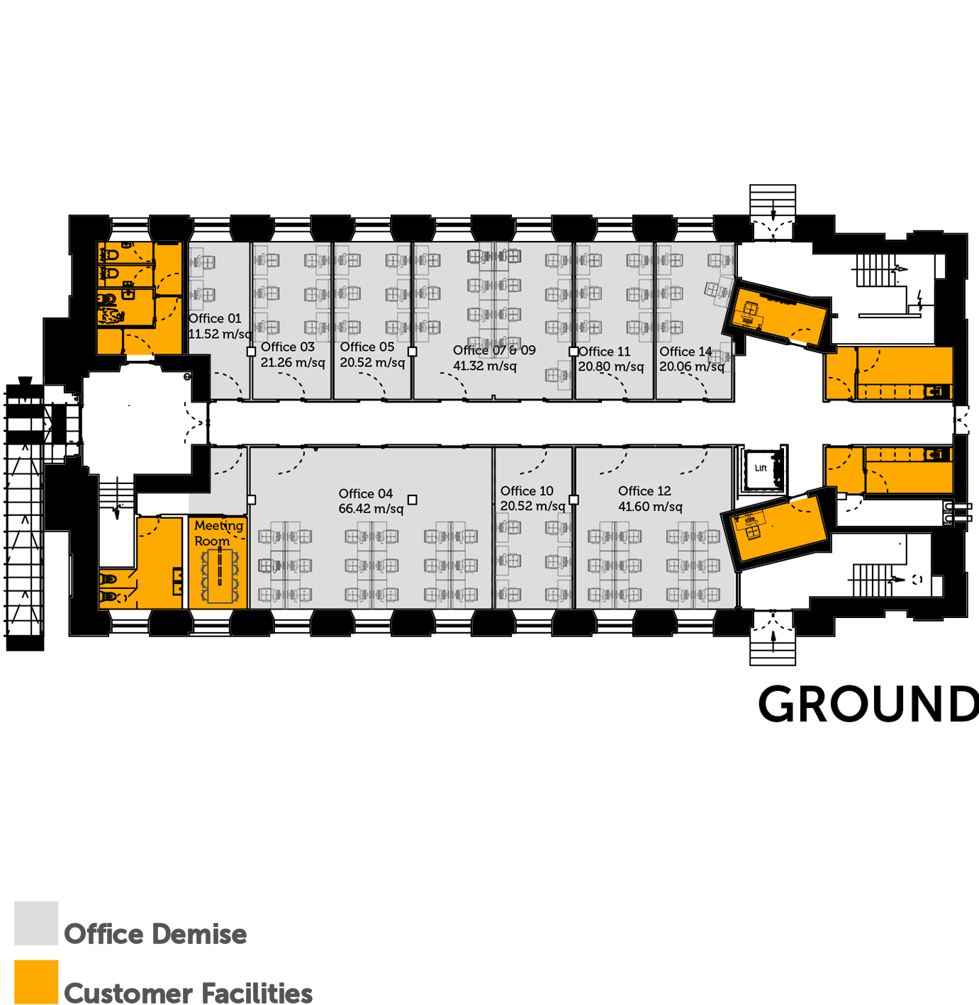 Clock Tower Building, First floor