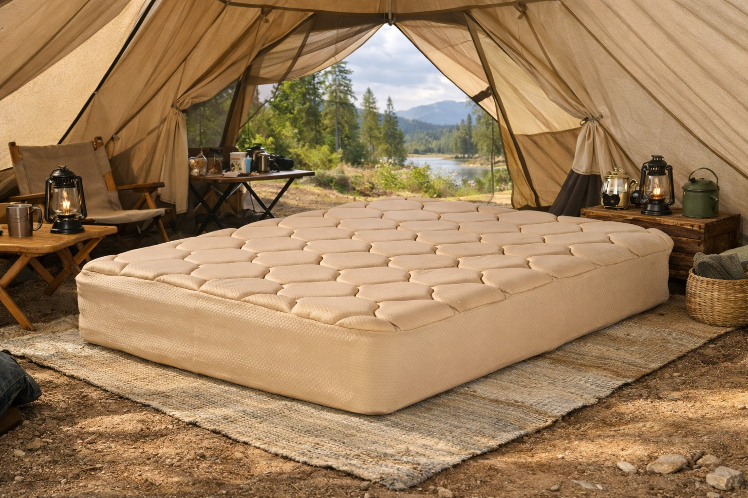 Samtopia® Airy Cube TPU Inflatable Mattress