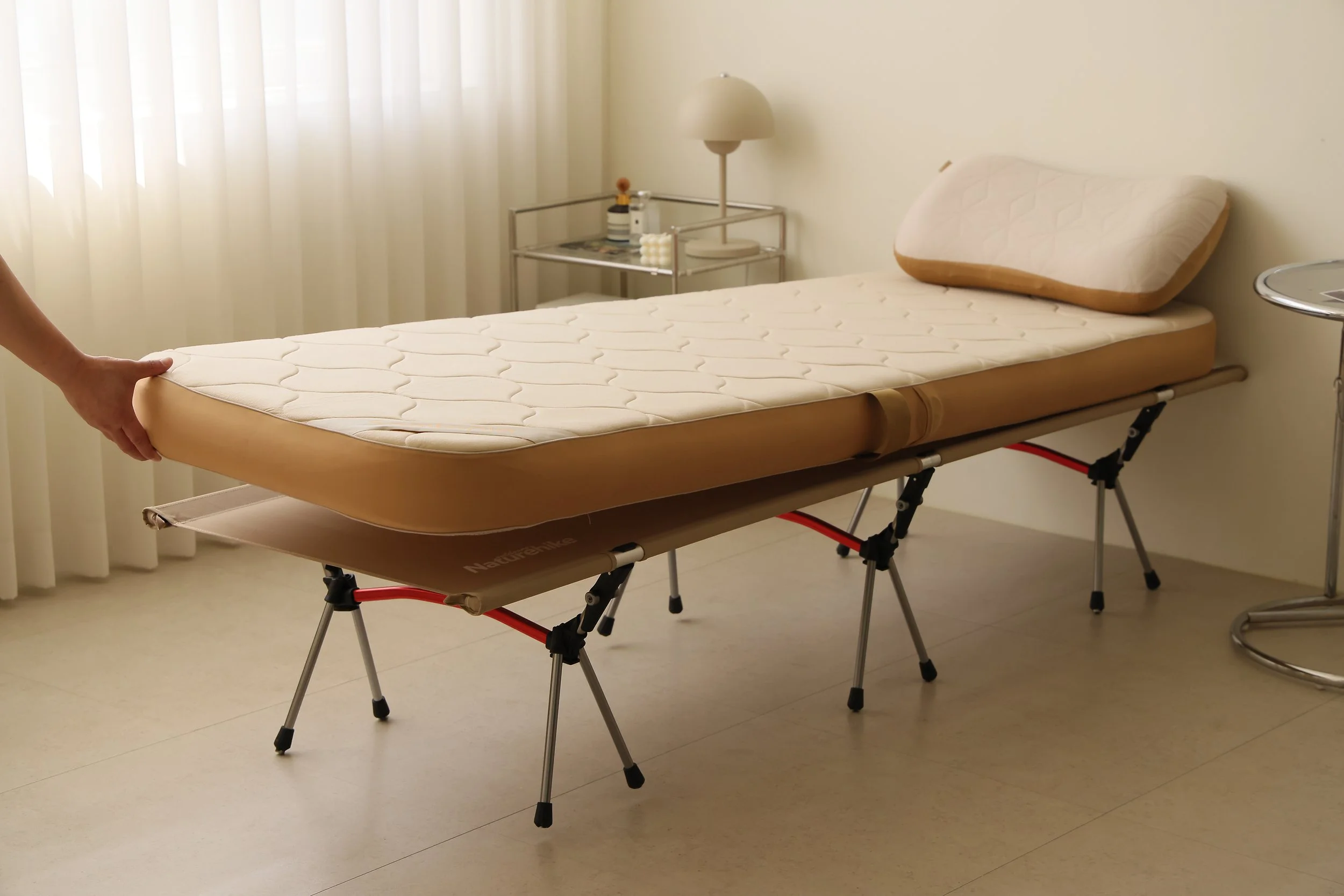 Samtopia® Portable Mattress Stand (Designed for Single-TPU Inflatable Mattress)