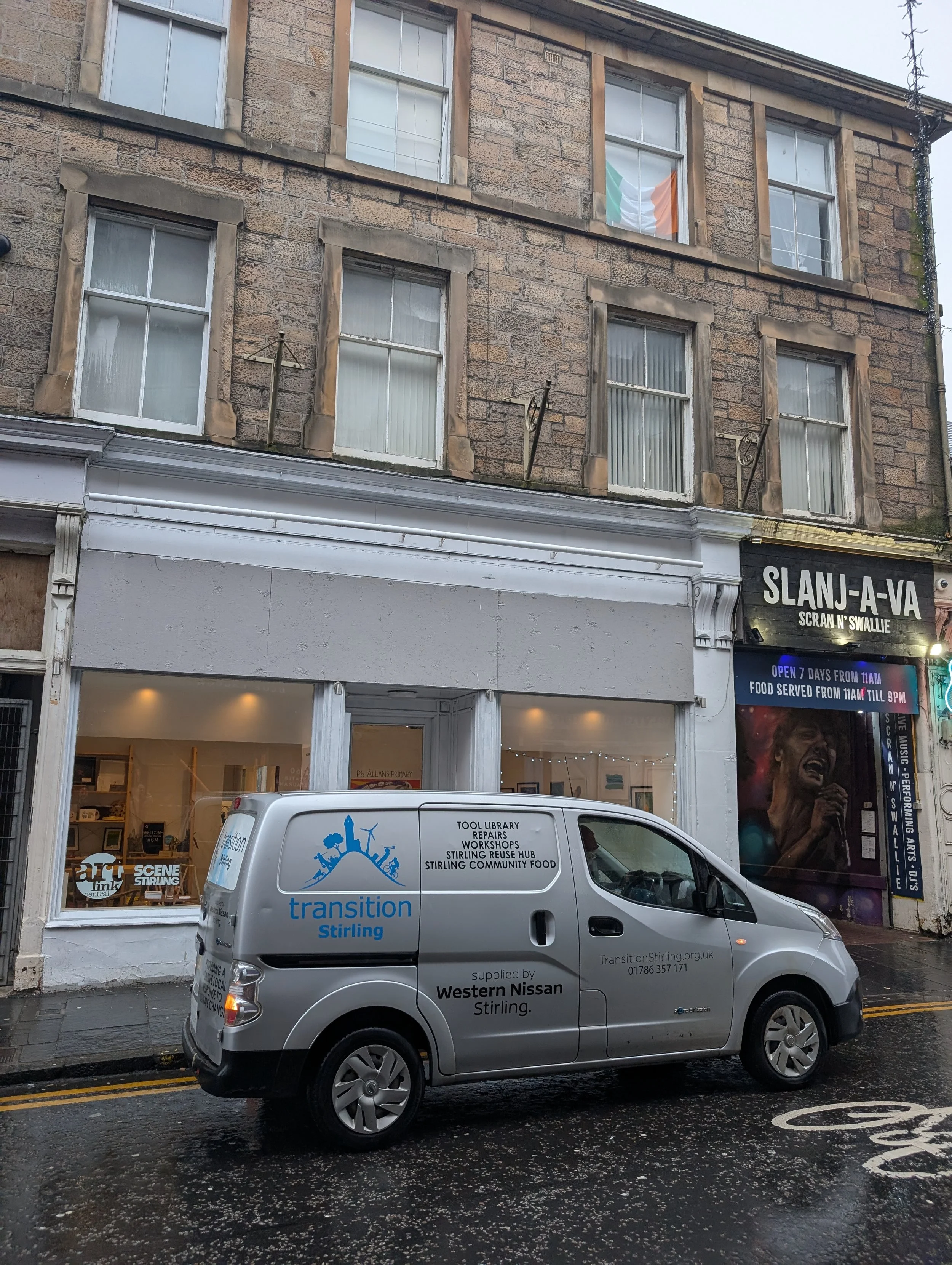 Transition Stirling on site at Number 7 